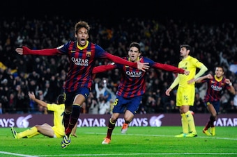 Coming just a few days after his hat-trick against Celtic, Neymar continued his good form against the Yellow Submarine
