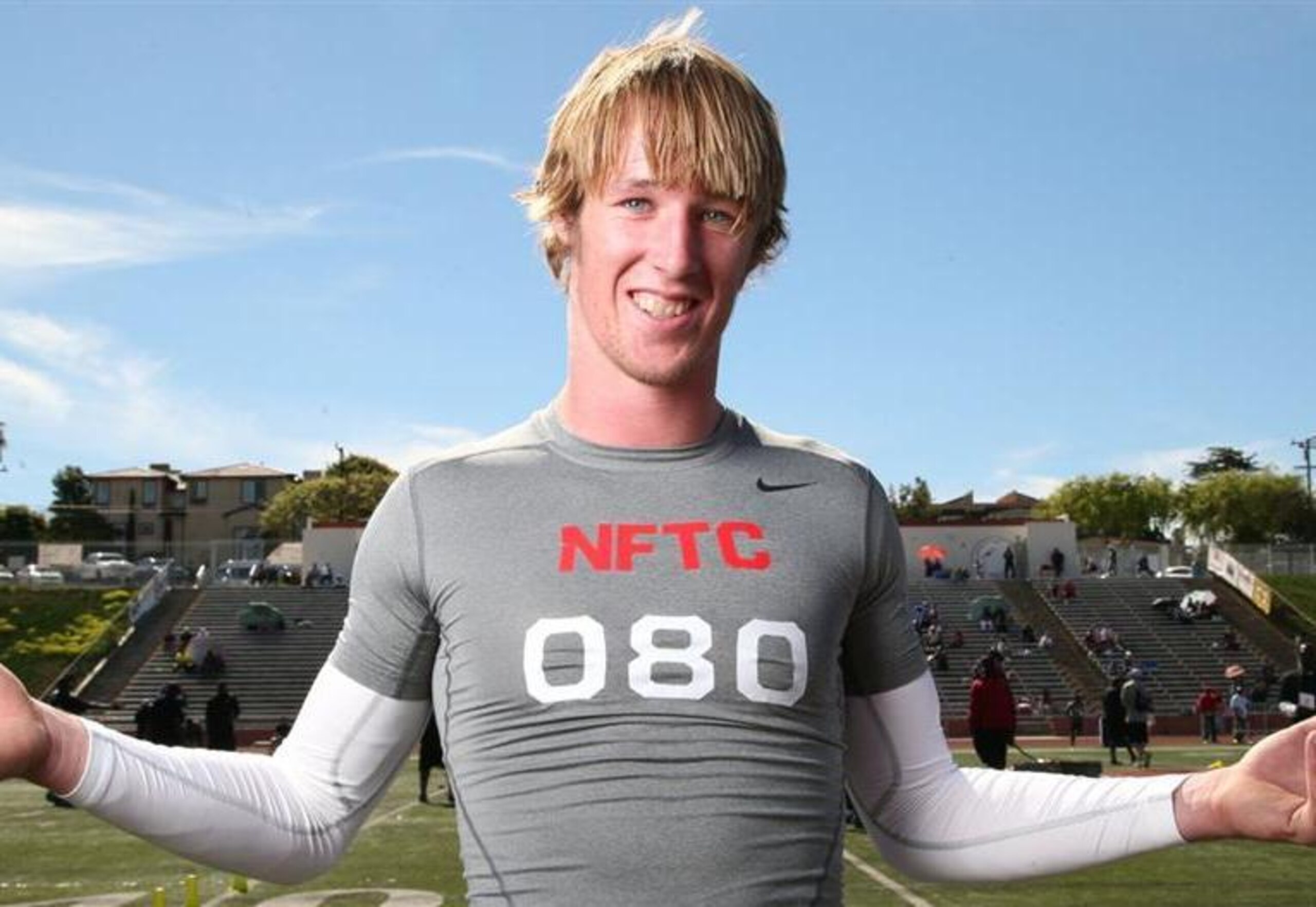 Uncommitted California wide receiver Trent Irwin. Uncommitted California wide receiver Trent Irwin.