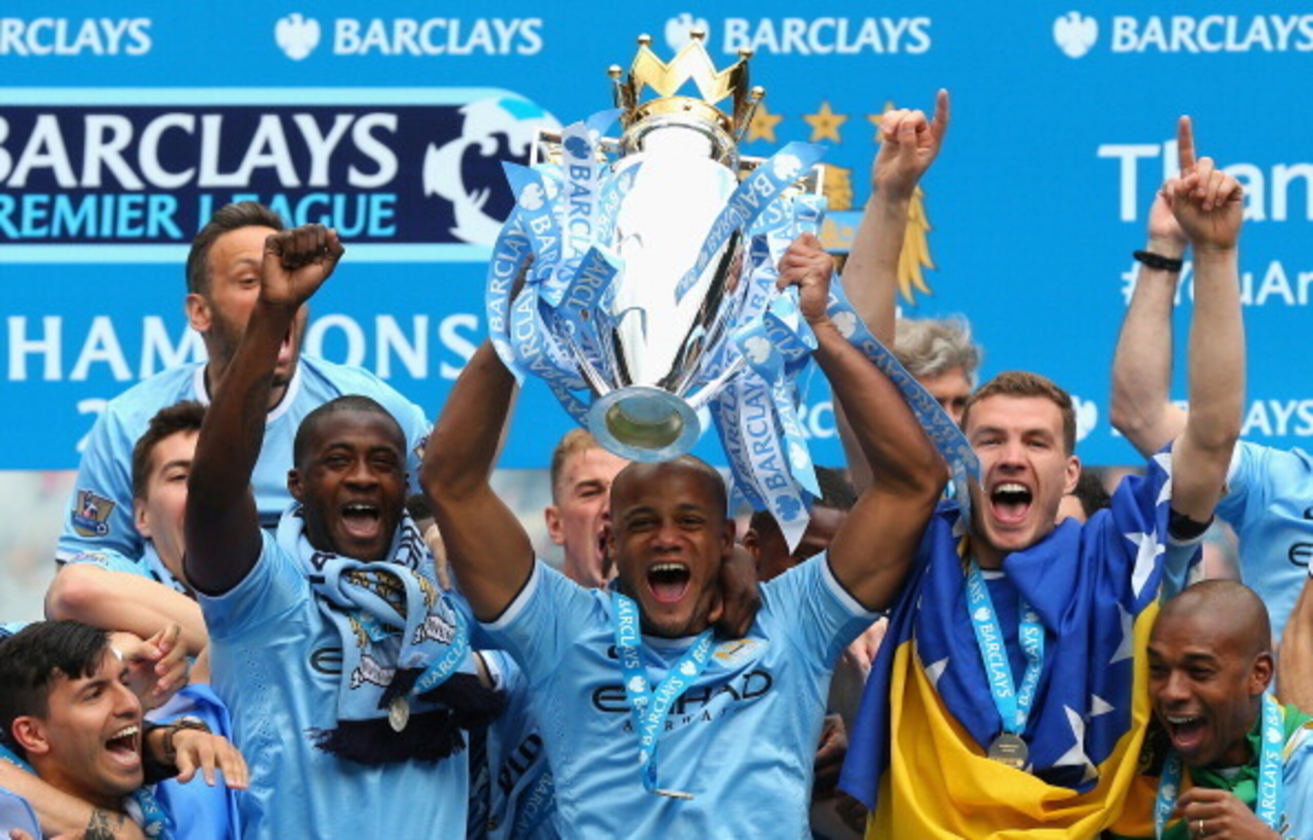 Kompany (center) is irreplaceable for City right now. Kompany (center) is irreplaceable for City right now.