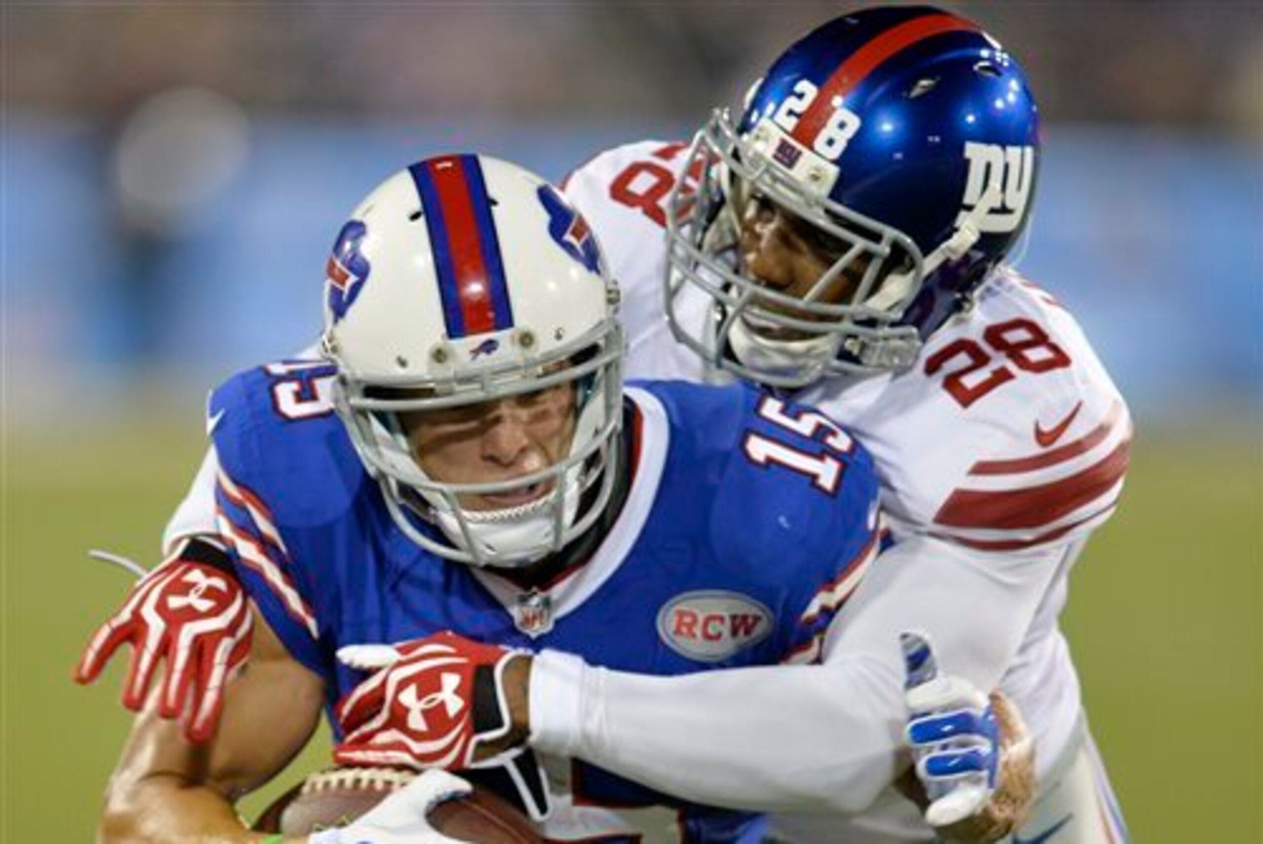 CB Jayron Hosley is not in great position to make the team.