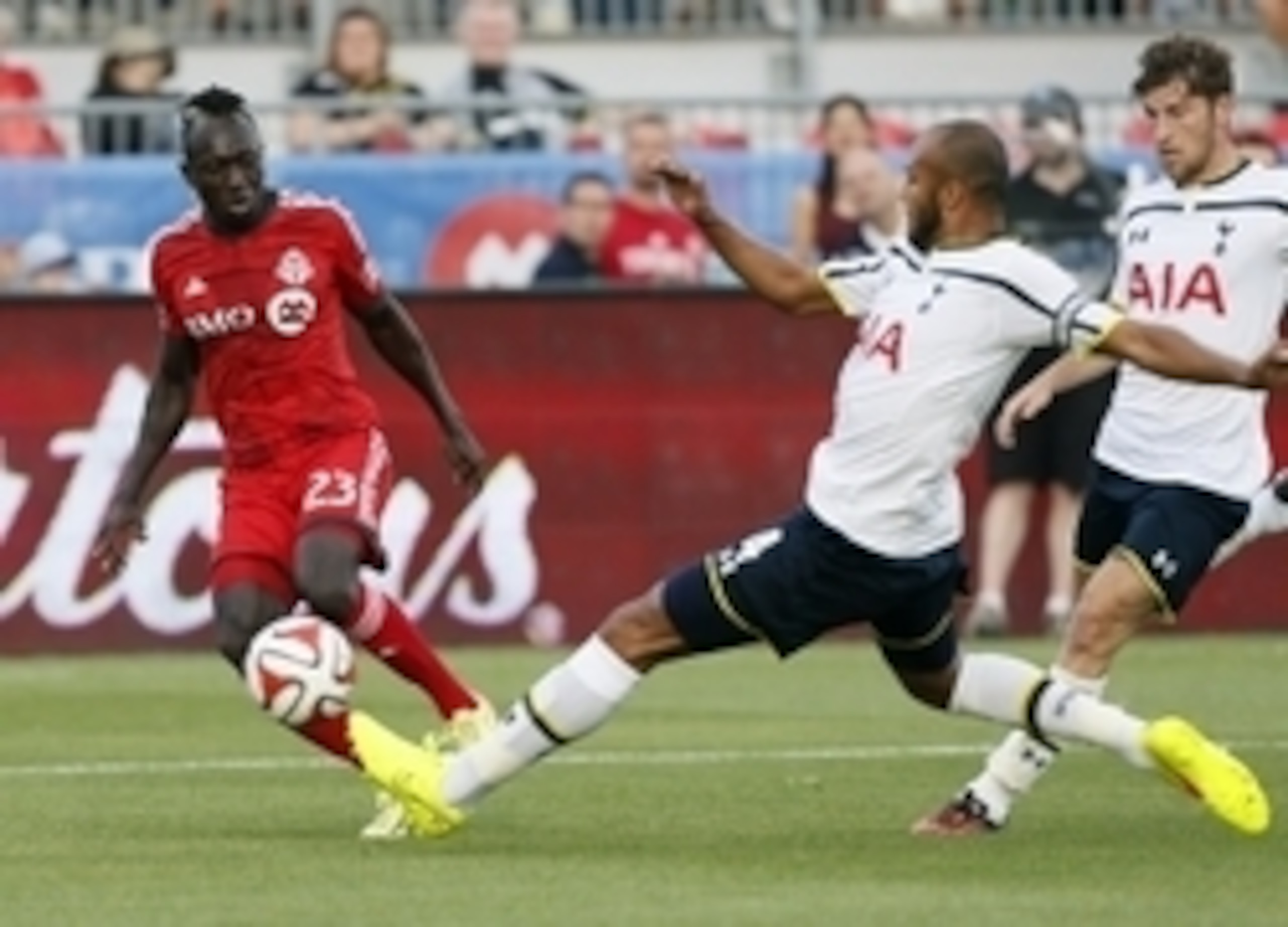 Younes Kaboul captained Spurs on their North American tour when Dawson was not on the pitch.