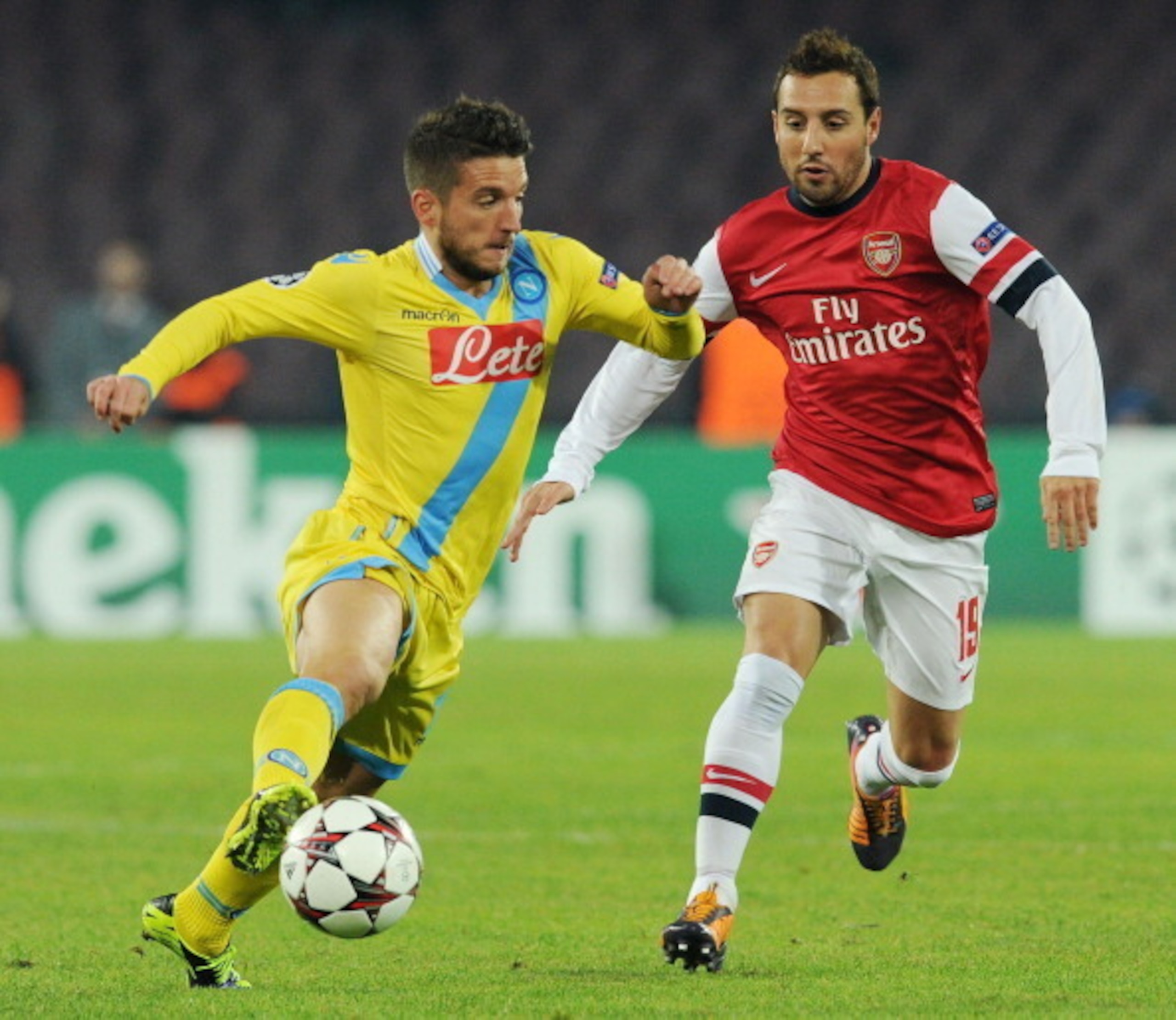 Napoli beat Arsenal in the final group game but missed out on the knockout stage on goal difference.