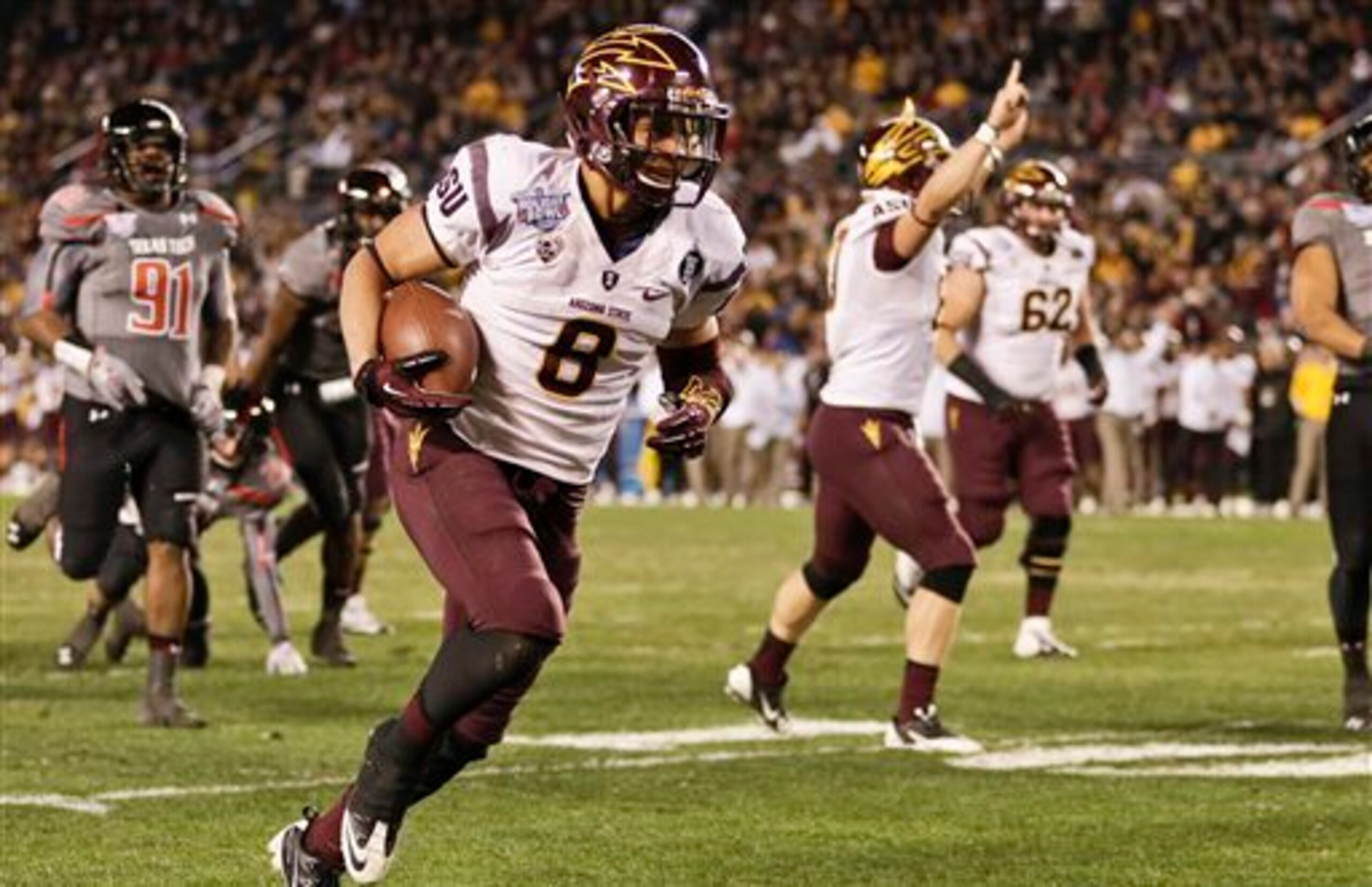 Arizona State's D.J. Foster is one of the nation's top big-play tailbacks. Arizona State's D.J. Foster is one of the nation's top big-play tailbacks.