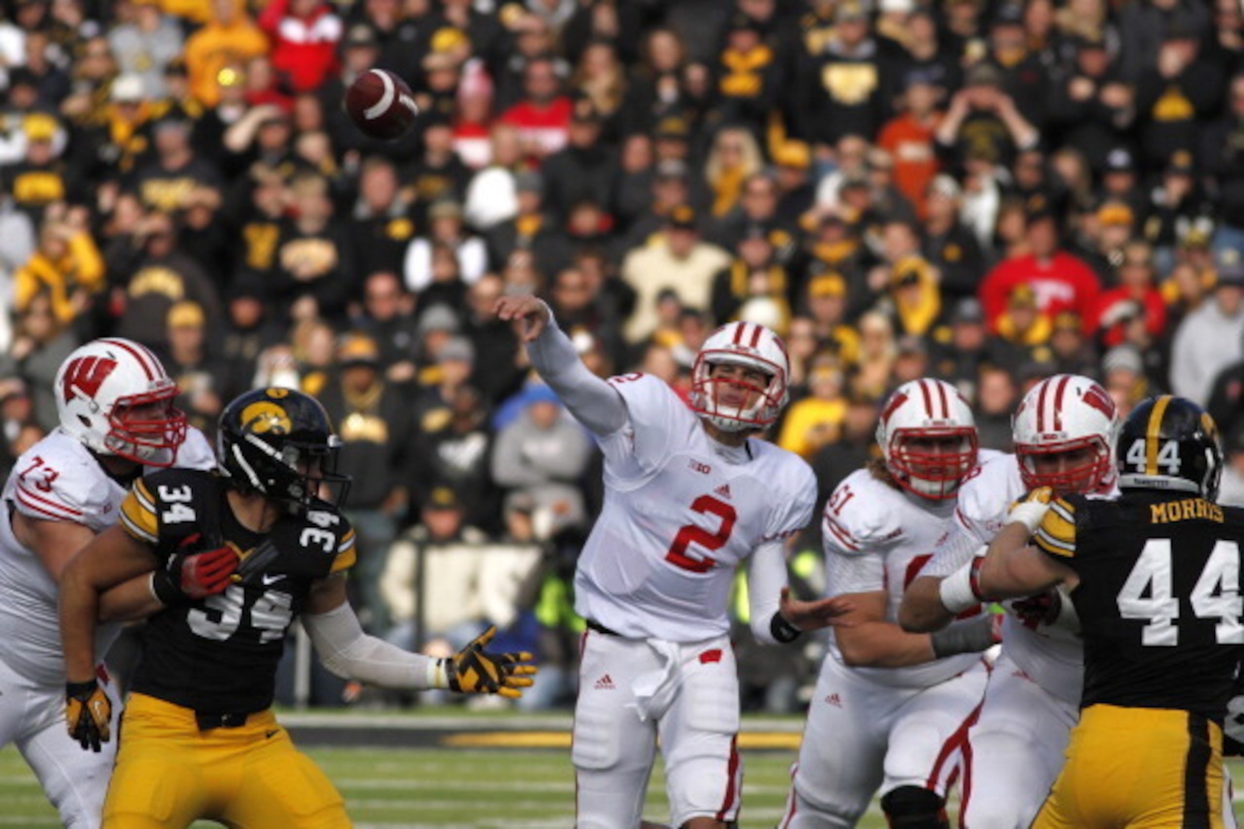 In a year the Badgers have a good secondary, they face a feeble crop of quarterbacks.