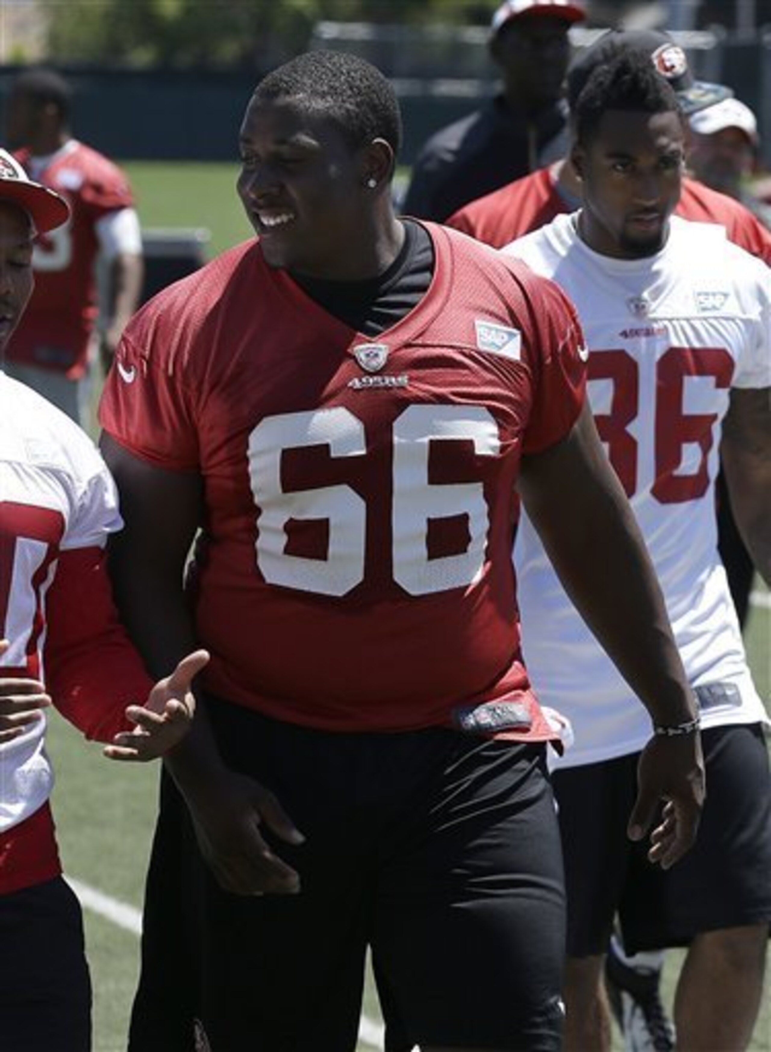 Marcus Martin is battling Daniel Kilgore for the starting center job.