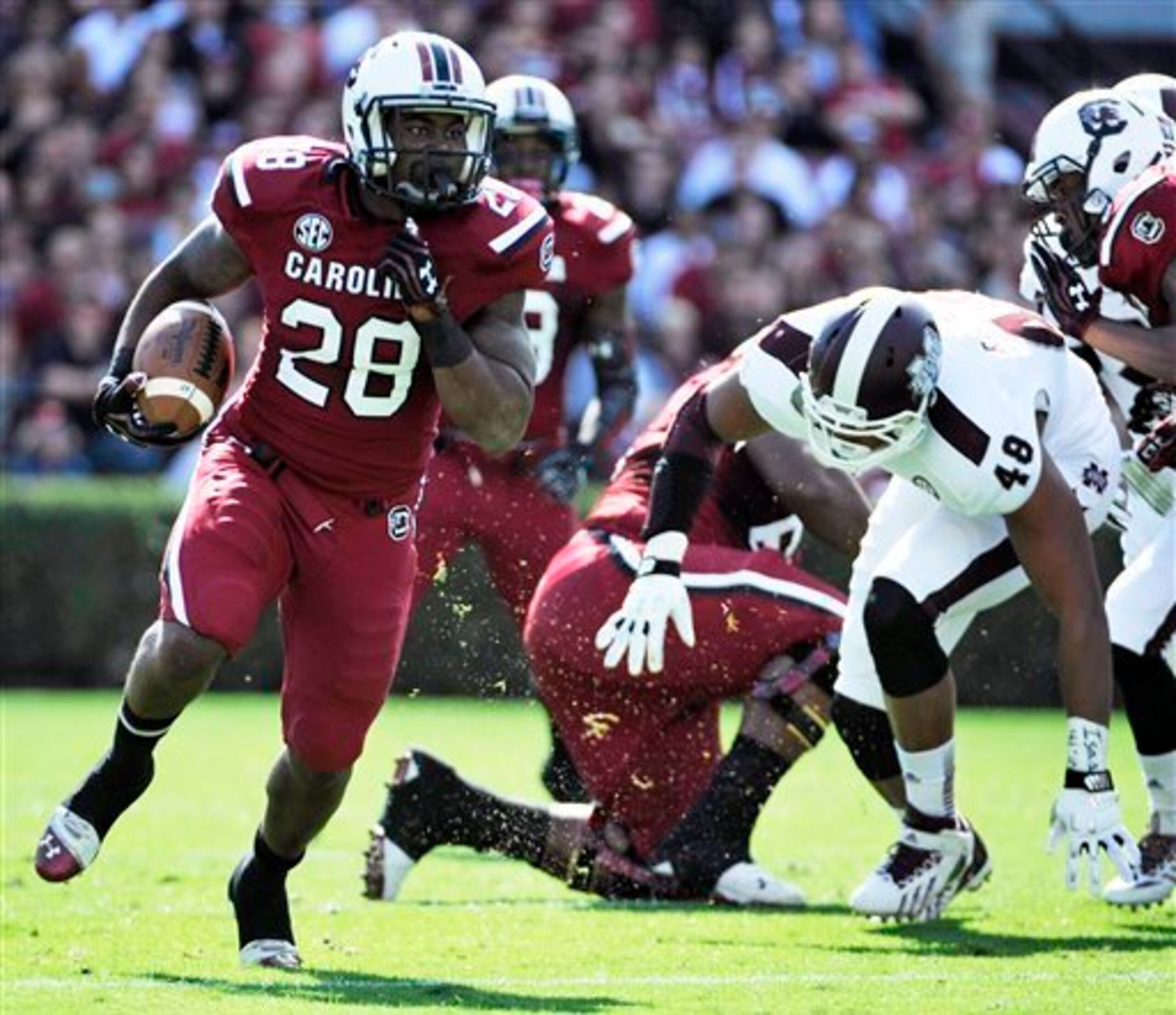 South Carolina junior tailback Mike Davis.