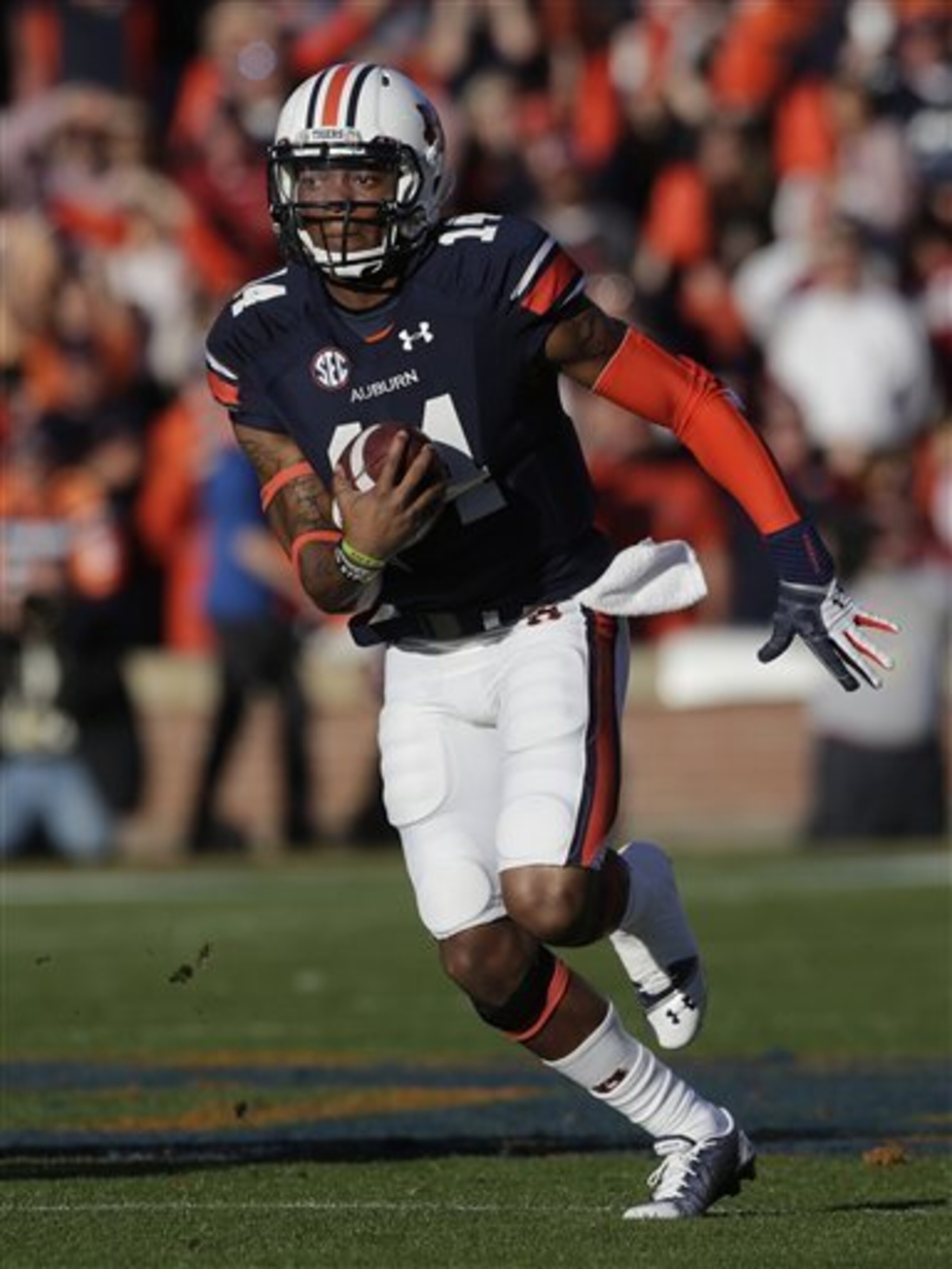 Auburn senior quarterback Nick Marshall.