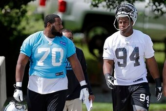 Trai Turner (left) and Kony Ealy (right)