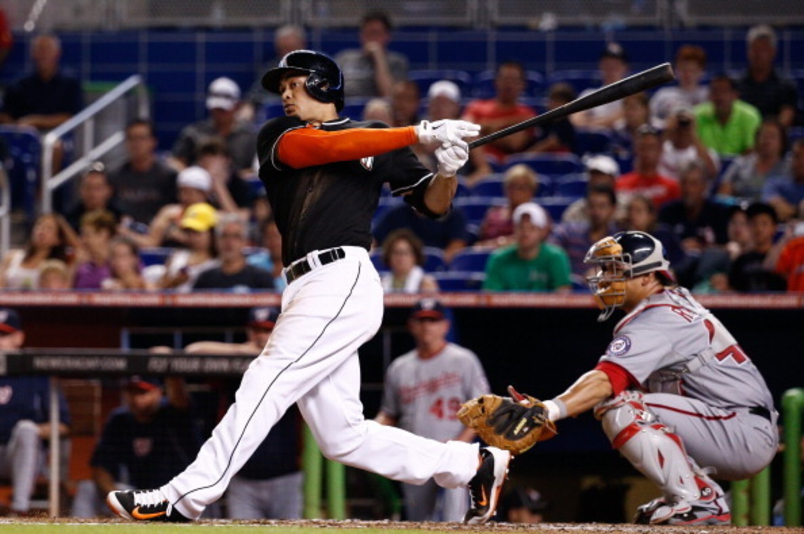 Giancarlo Stanton could become the rare homegrown star the Miami Marlins pay.