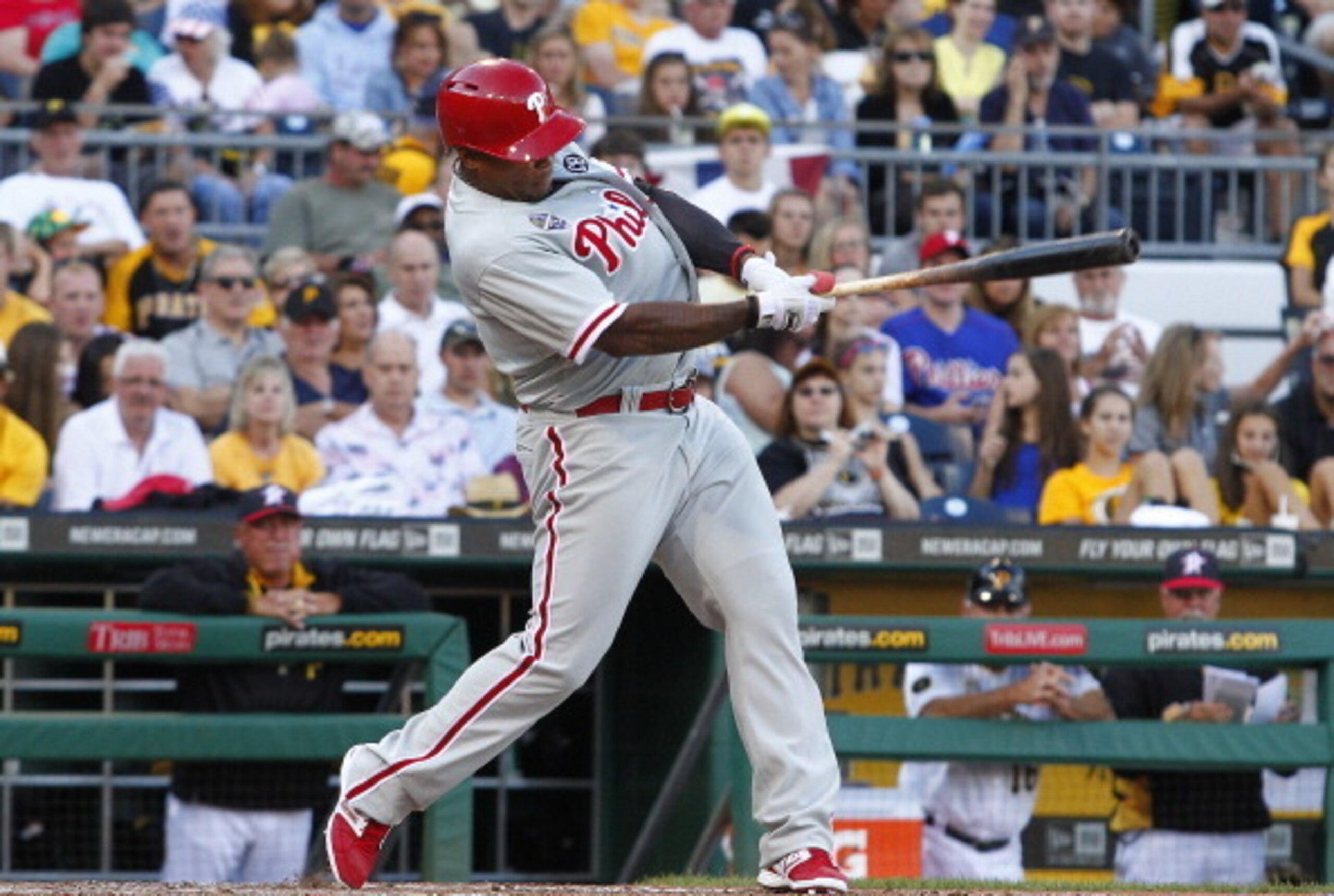 Marlon Byrd is a great power hitter, but not one that could have fetched the Philadelphia Phillies an elite prospect.