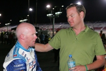 Paul Tracy (left) with Tommy Kendall