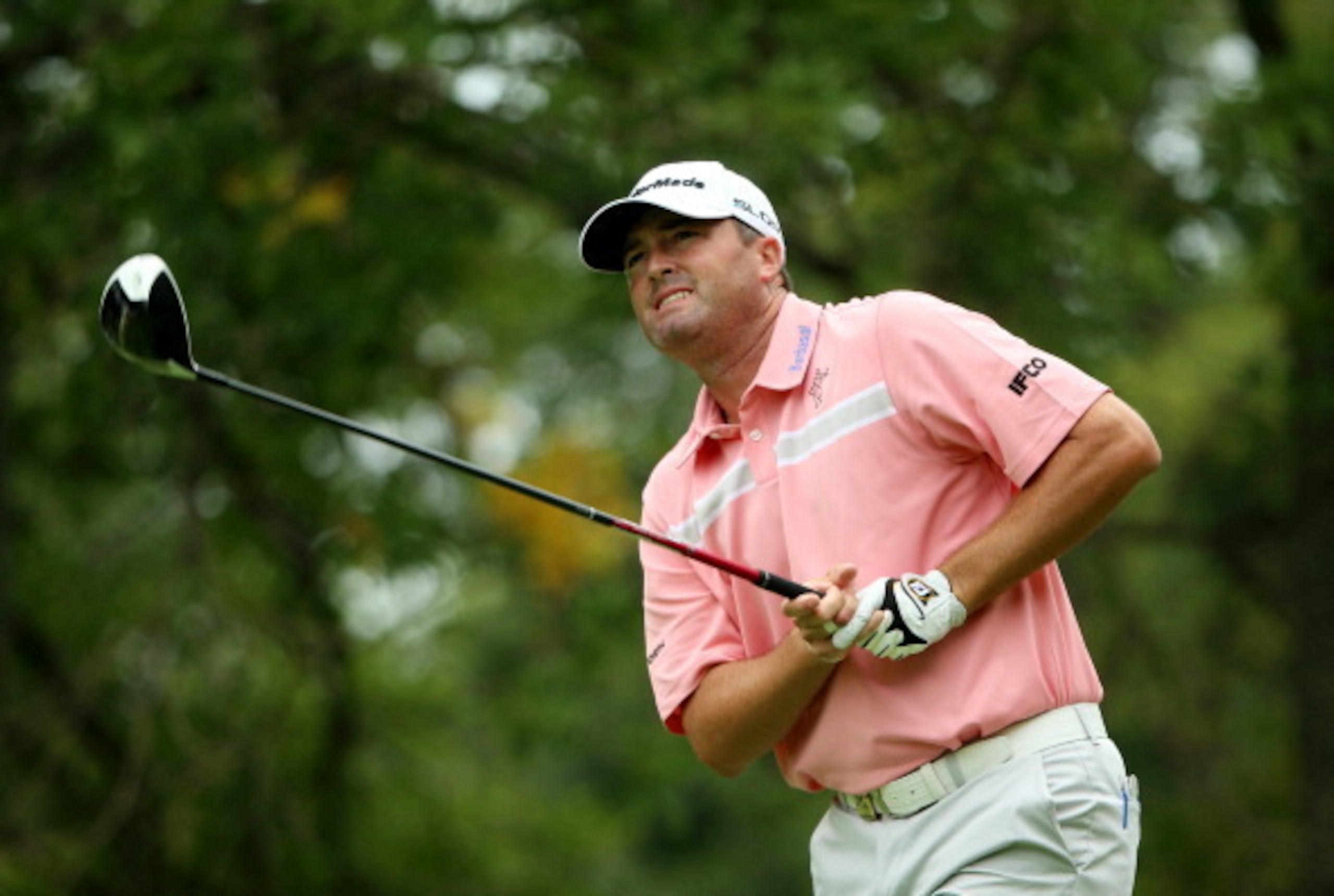 Ryan Palmer was one of three golfers to finish the day with a six-under 65.