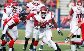 Alex Collins was one of the most impressive freshmen in college football in 2013.