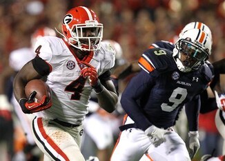 Georgia's Keith Marshall forms one of college football's top tailback duos with Todd Gurley.