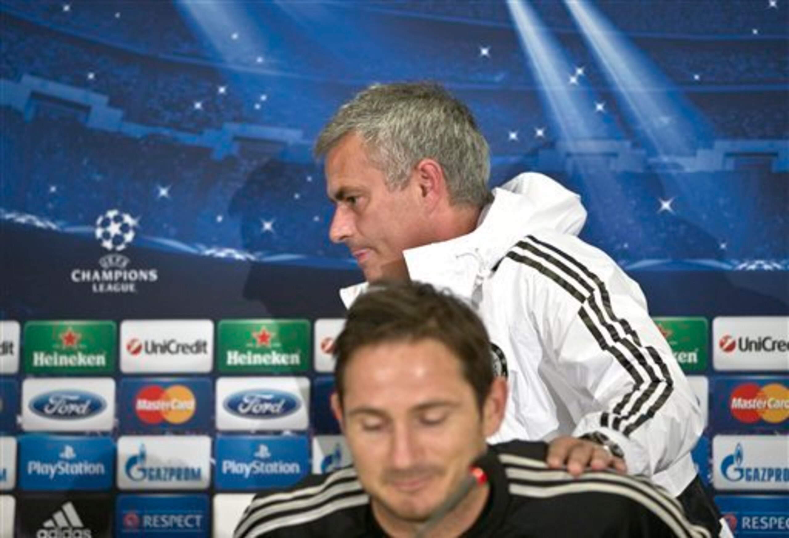 "Jose, always remember that the first rule of the touch line is to defend yourself at all times."