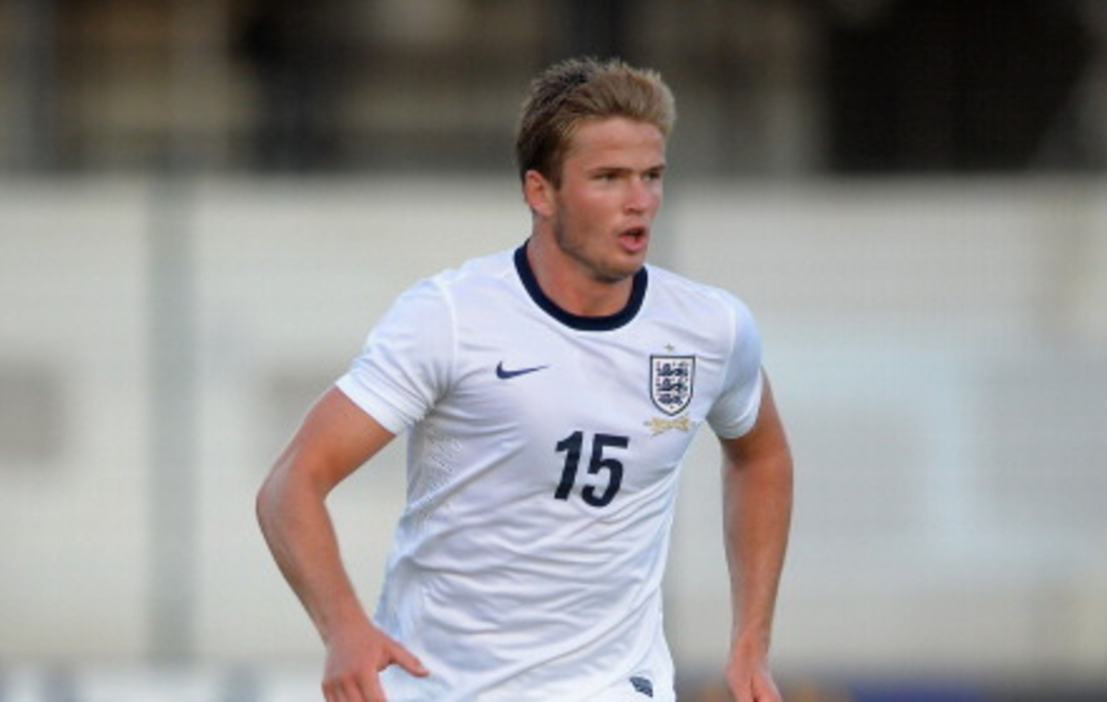 We do not have any photos of Eric Dier in a Tottenham shirt available to us yet. So here is one of him representing England. We do not have any photos of Eric Dier in a Tottenham shirt available to us yet. So here is one of him representing England.