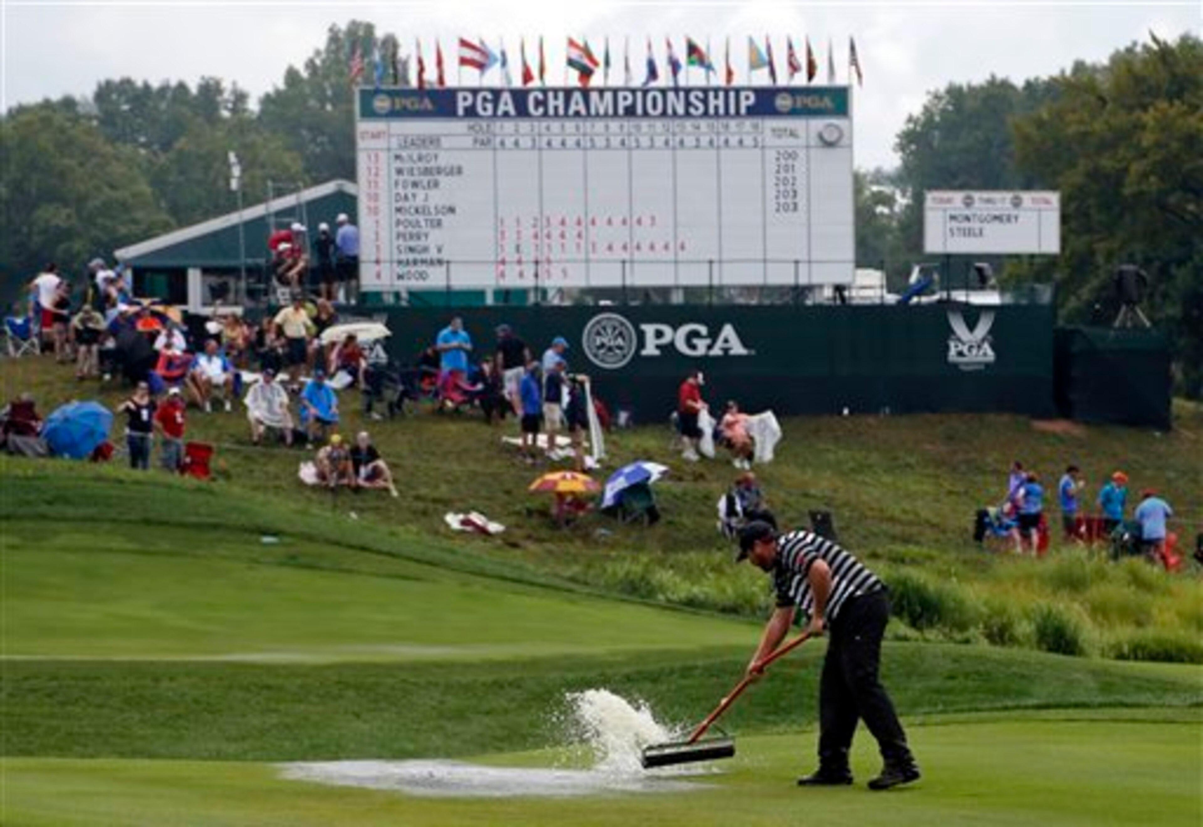 It wasn't Valhalla's fault heavy rains rendered the course nearly defenseless.