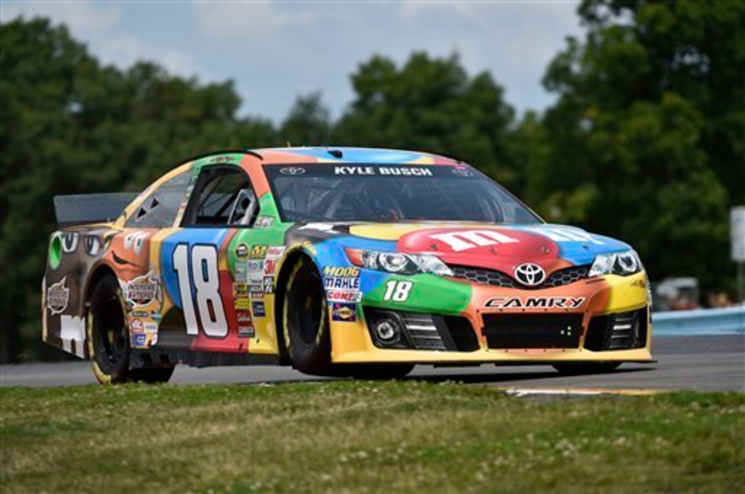Unfortunately for Kyle Busch, his No. 18 Joe Gibbs Racing Toyota didn't look this good for long at Watkins Glen.