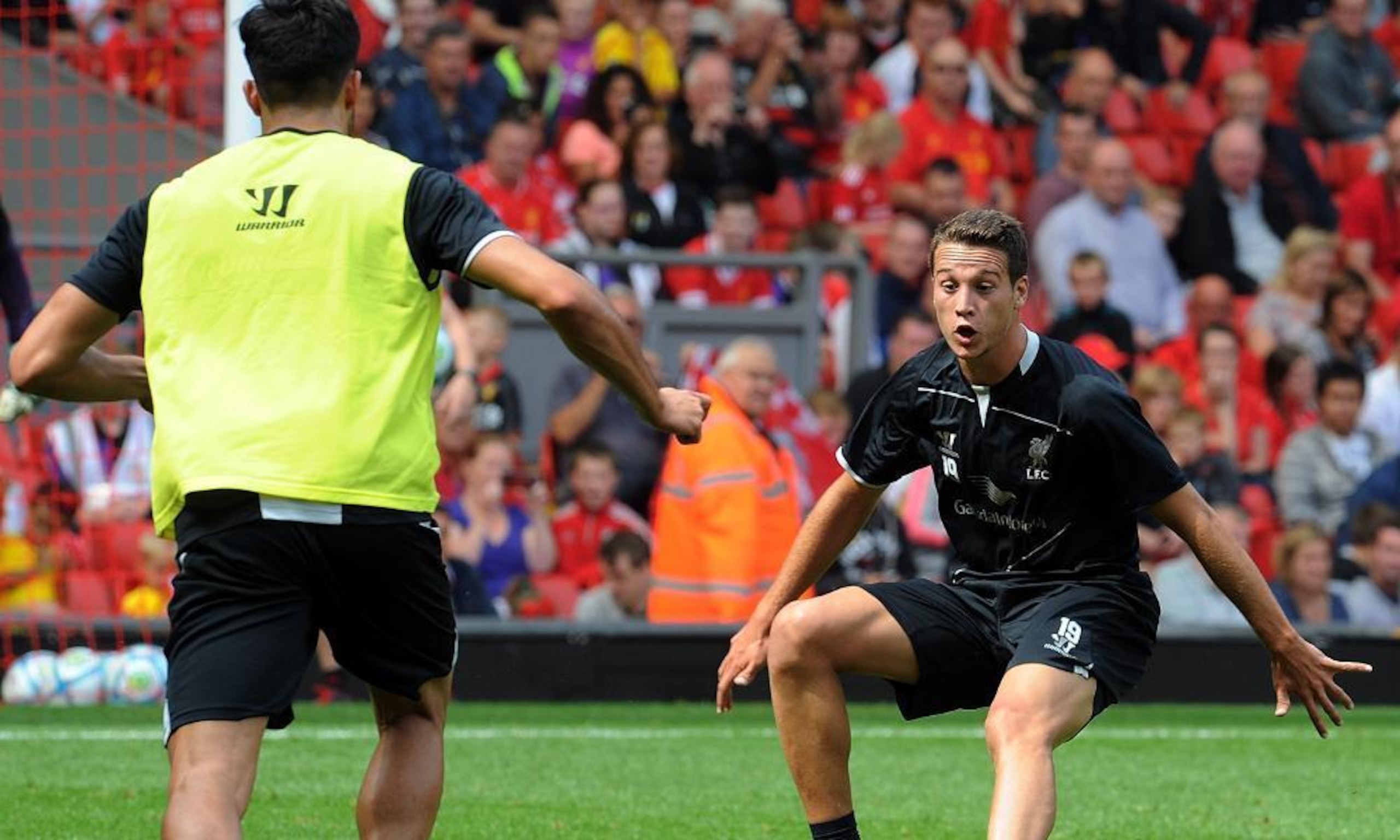 New signing Javier Manquillo made his debut for the Reds against Dortmund.