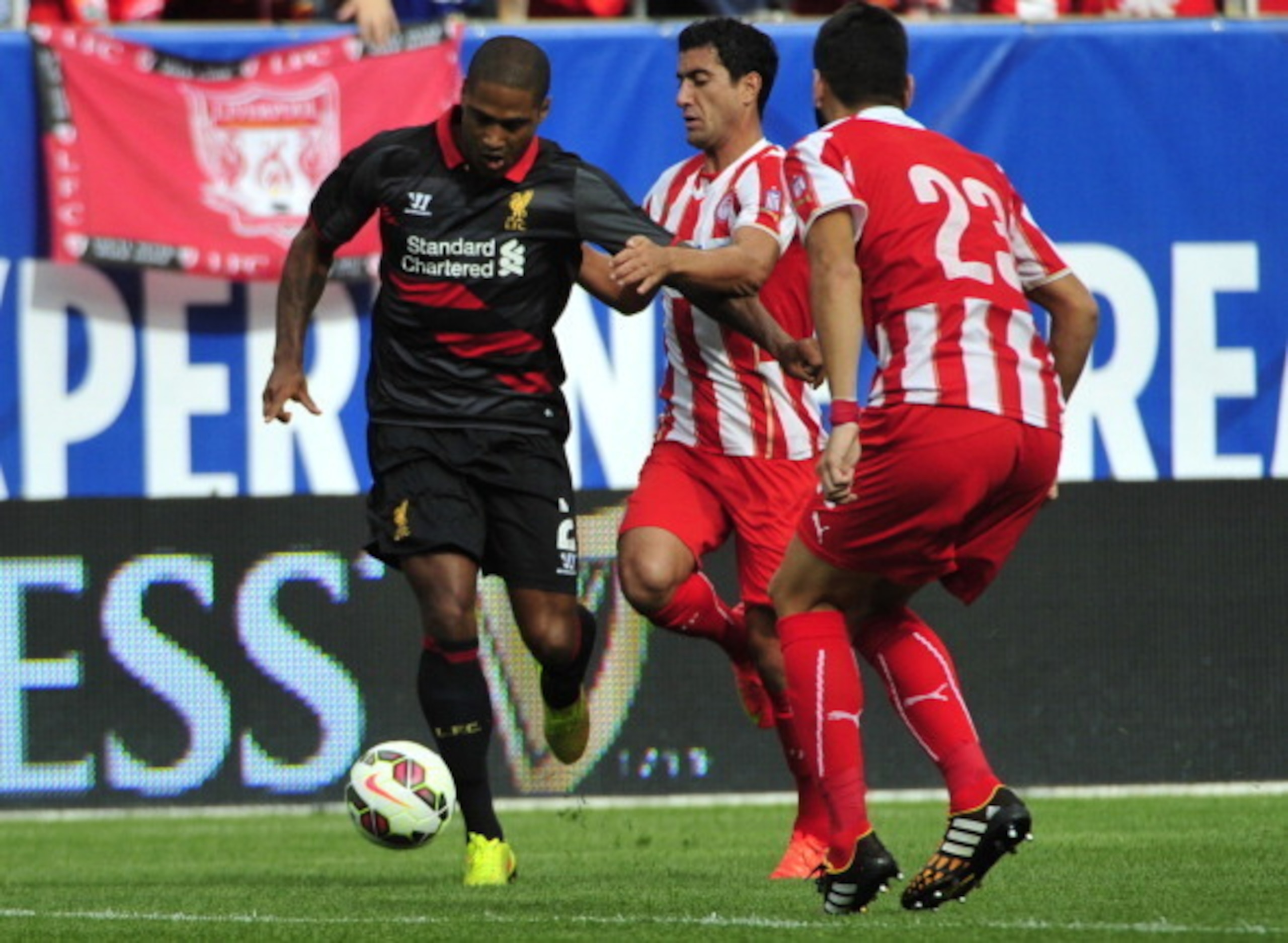 Glen Johnson proved a solid contender at left-back.