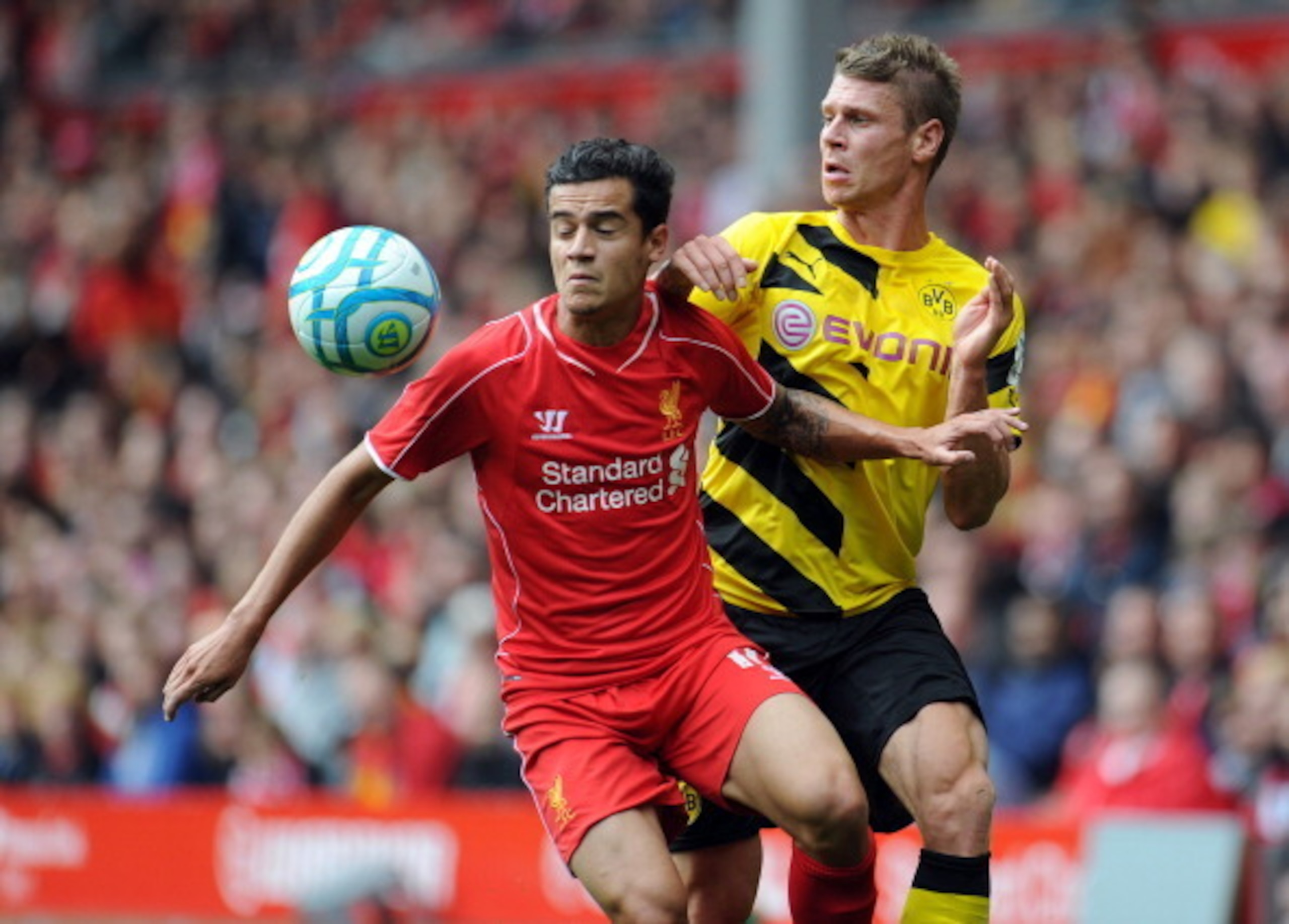 Brazilian midfielder Philippe Coutinho was the star of the show on Sunday.
