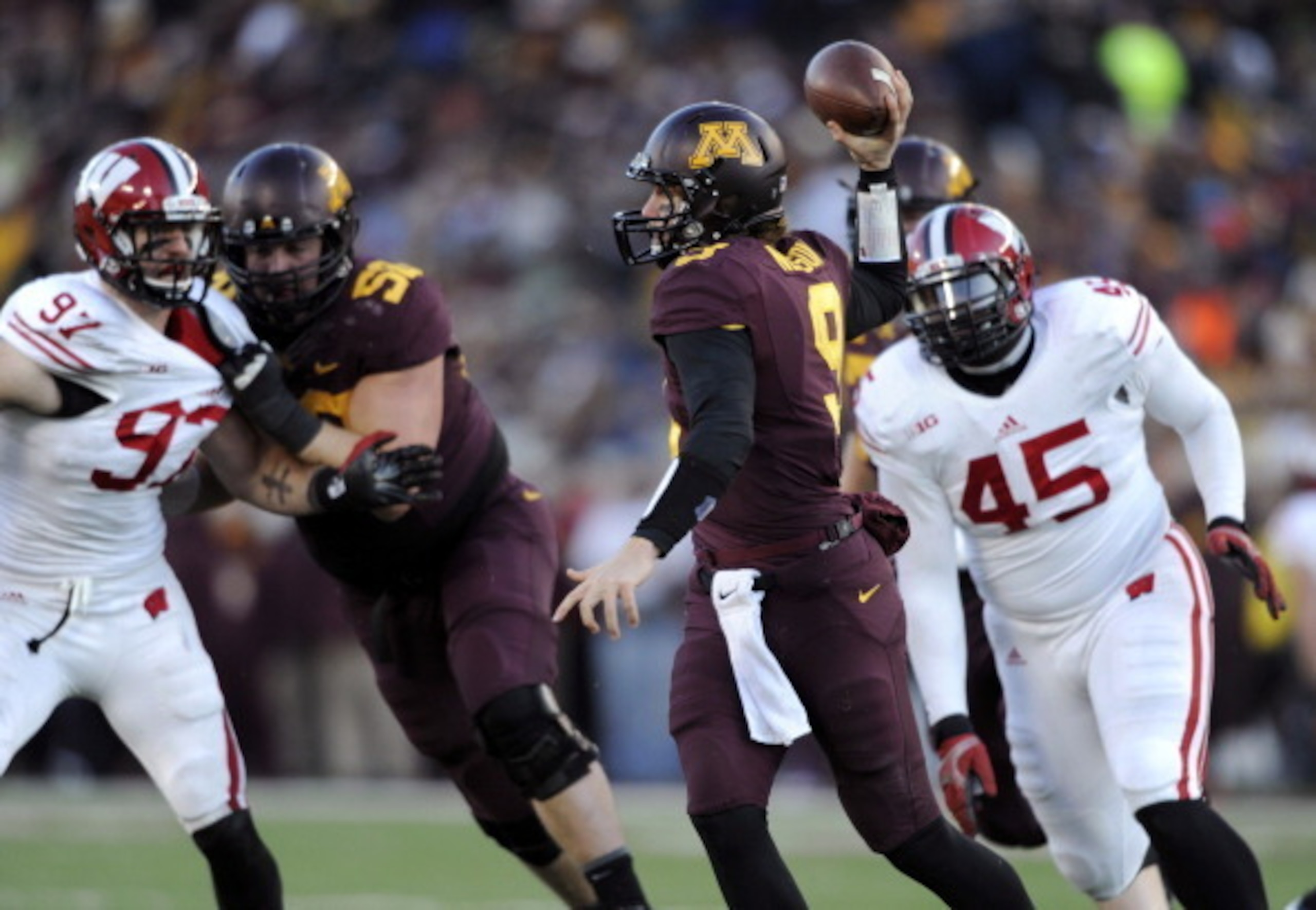Warren Herring will be the rock that holds together the Badgers' rebuilt defensive line.