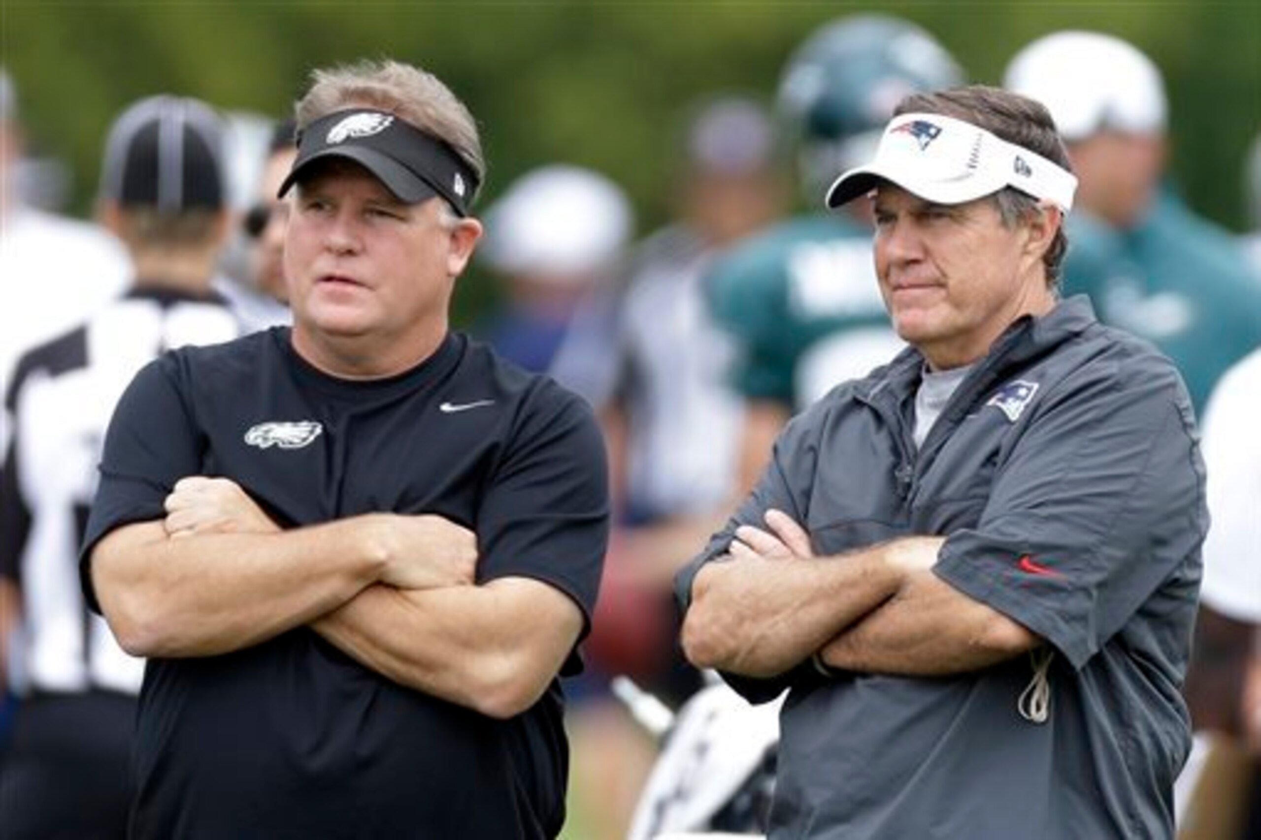 The Pats and Eagles will square off after three days of joint practices.