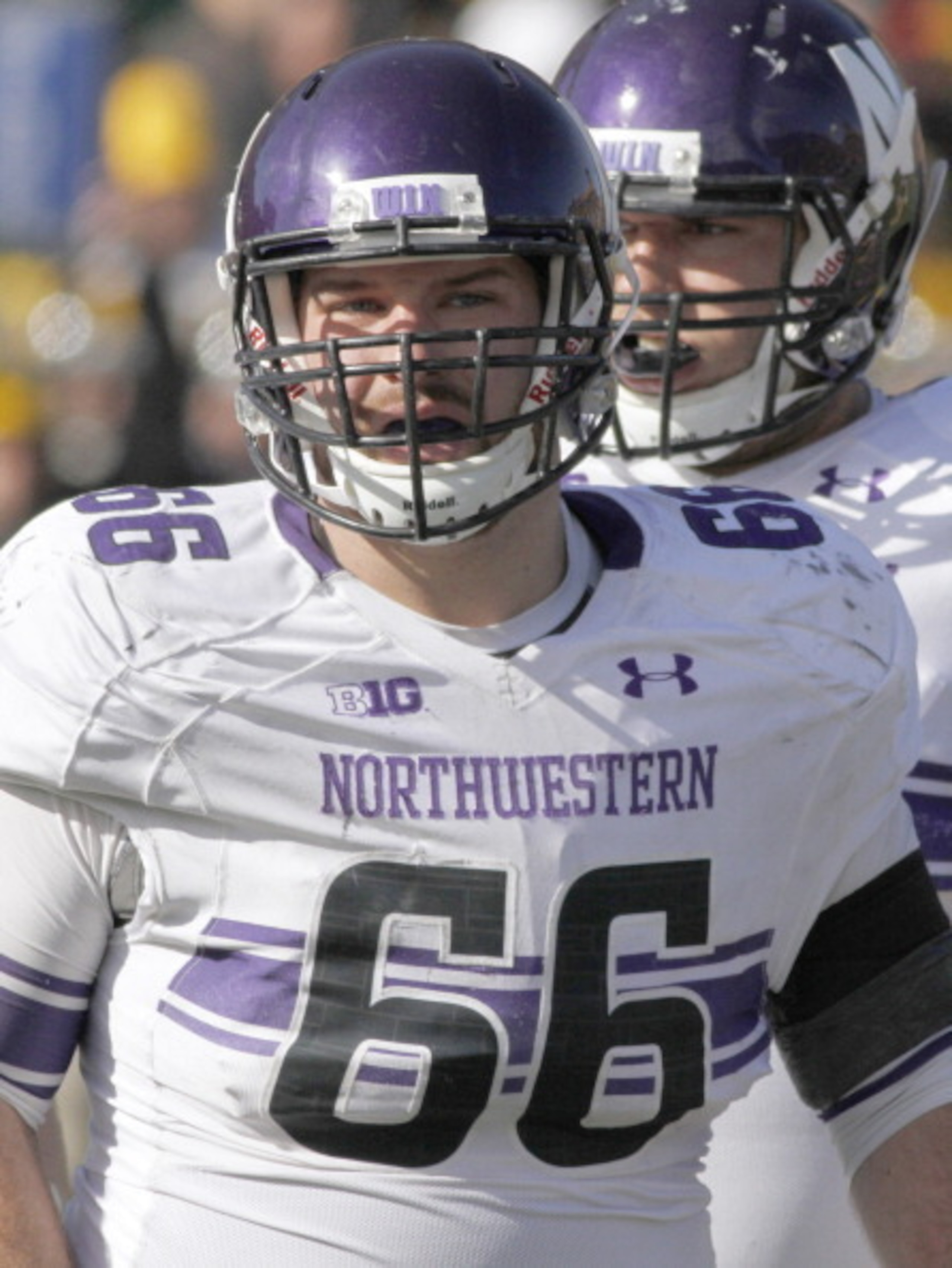 Northwestern senior center Brandon Vitabile.