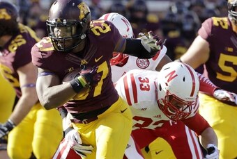 Minnesota senior running back David Cobb.