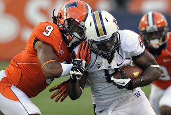 Illinois senior linebacker Earnest Thomas III.