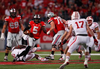 Ohio State against Wisconsin in 2013.