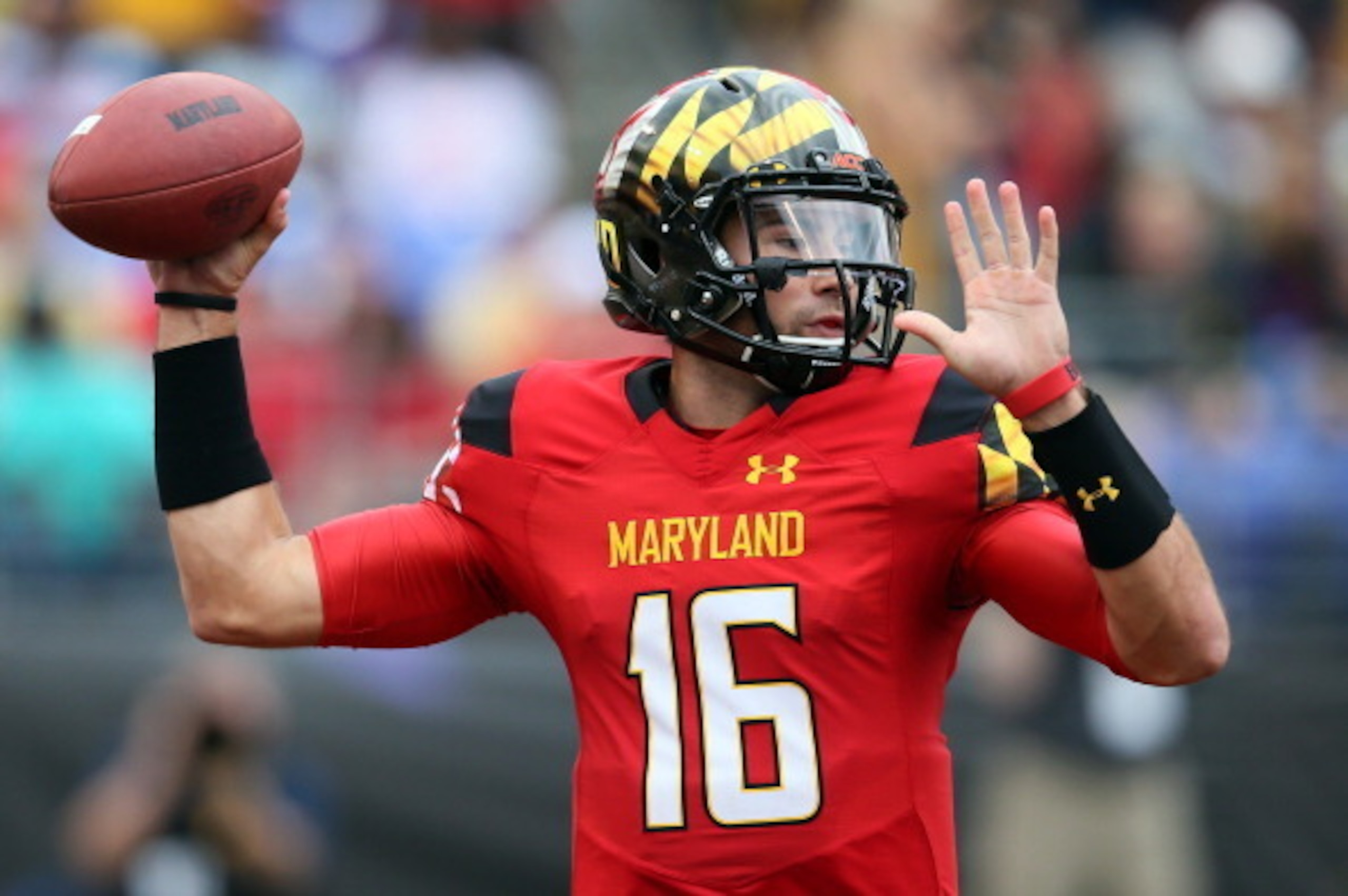 Maryland senior quarterback CJ Brown.