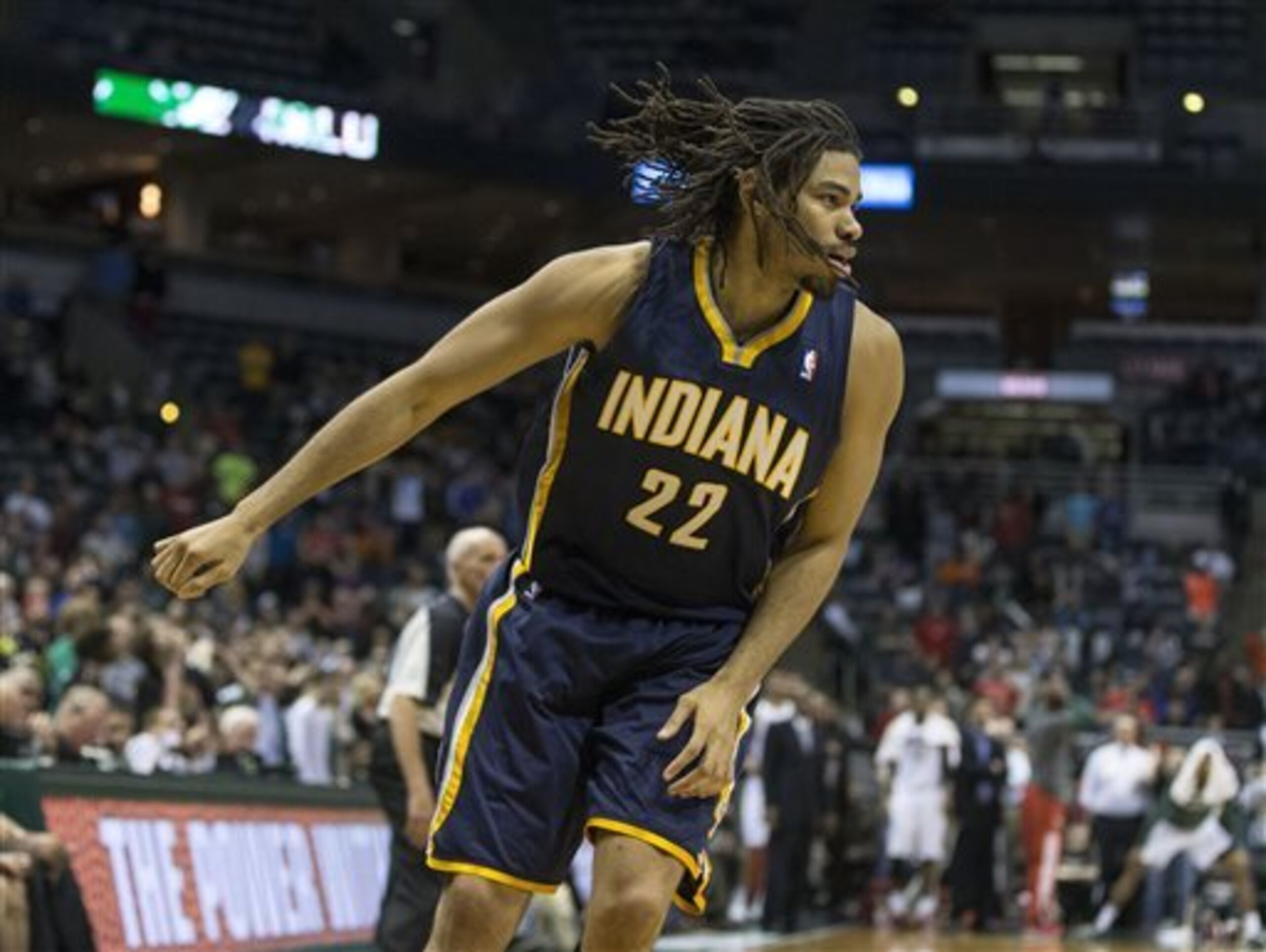 Chris Copeland played sparingly in his first season with the Indiana Pacers.