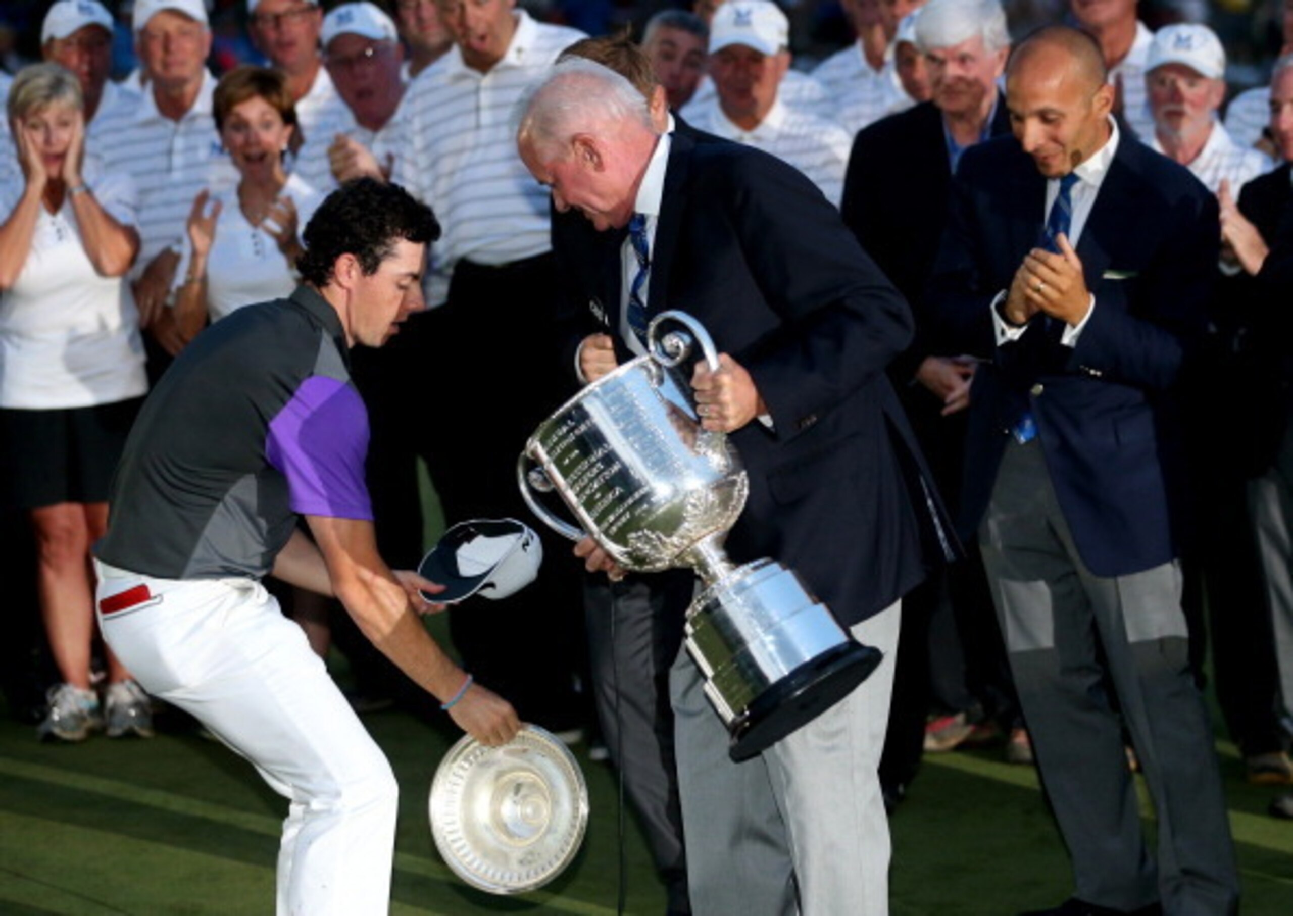Rory McIlroy won two majors and made a great save.