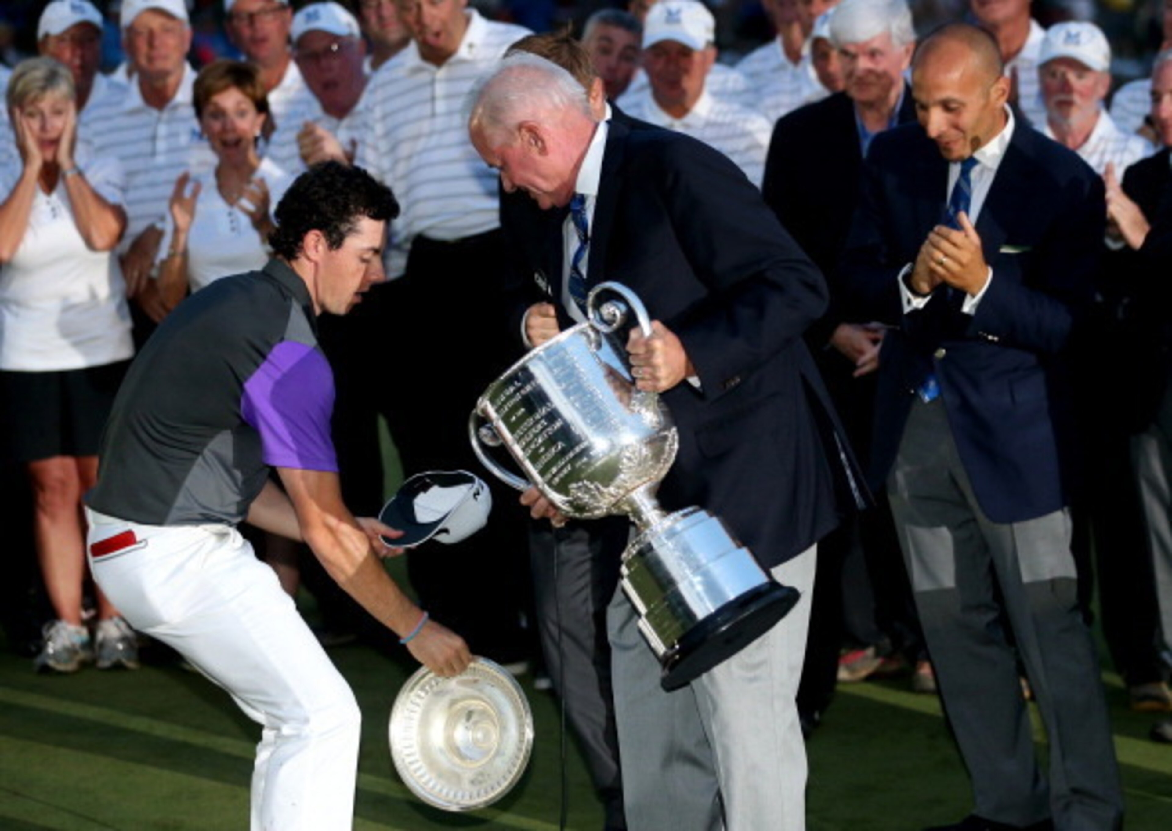 Rory McIlroy won two majors and made a great save.