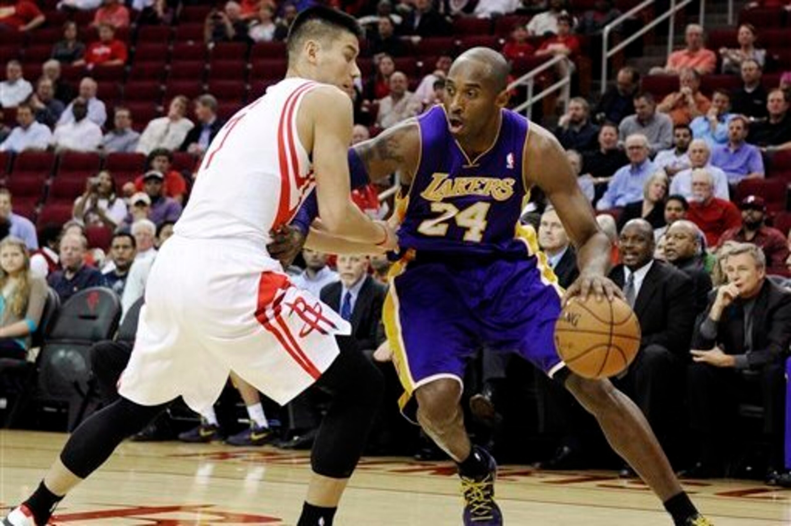 Jeremy Lin and Kobe Bryant will be sharing the same backcourt during the 2014-15 NBA season.