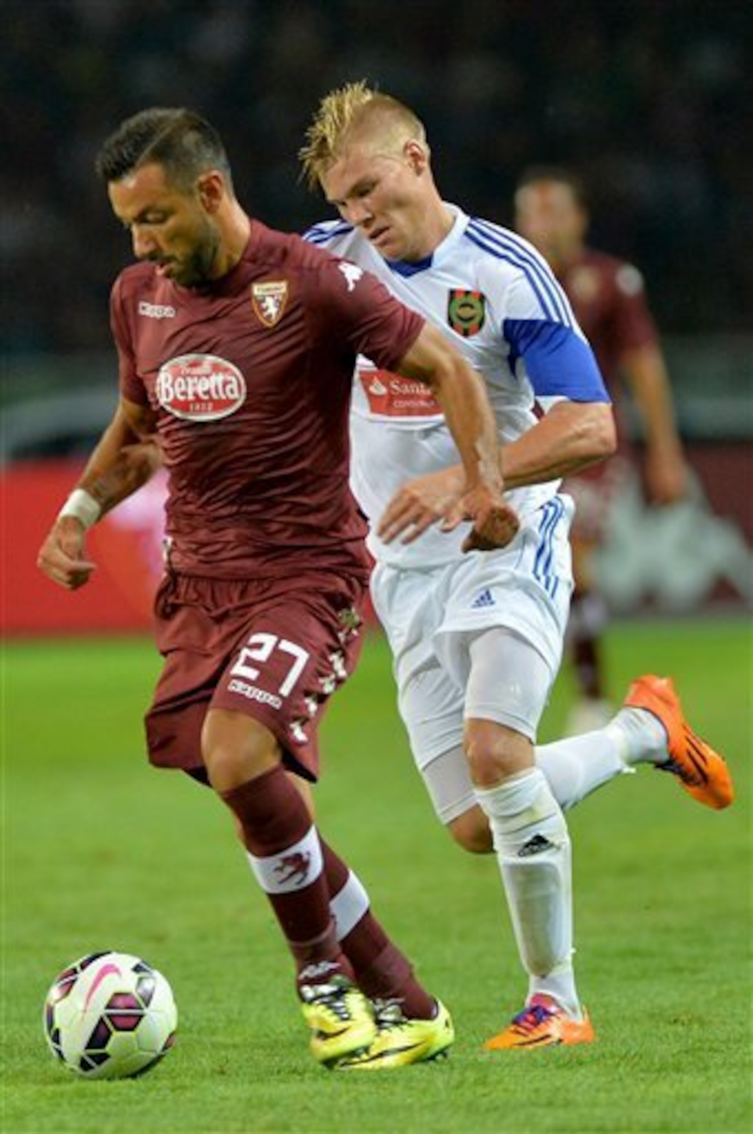 Fabio Quagliarella made his (re)debut for Torino in the second leg of the third qualifying round.