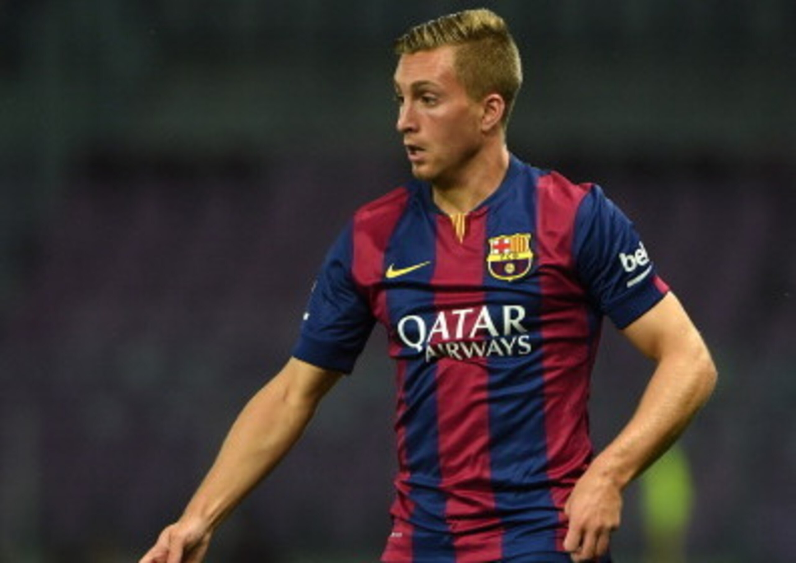 Luis Enrique isn't impressed with Gerard Deulofeu's defensive work. Luis Enrique isn't impressed with Gerard Deulofeu's defensive work.