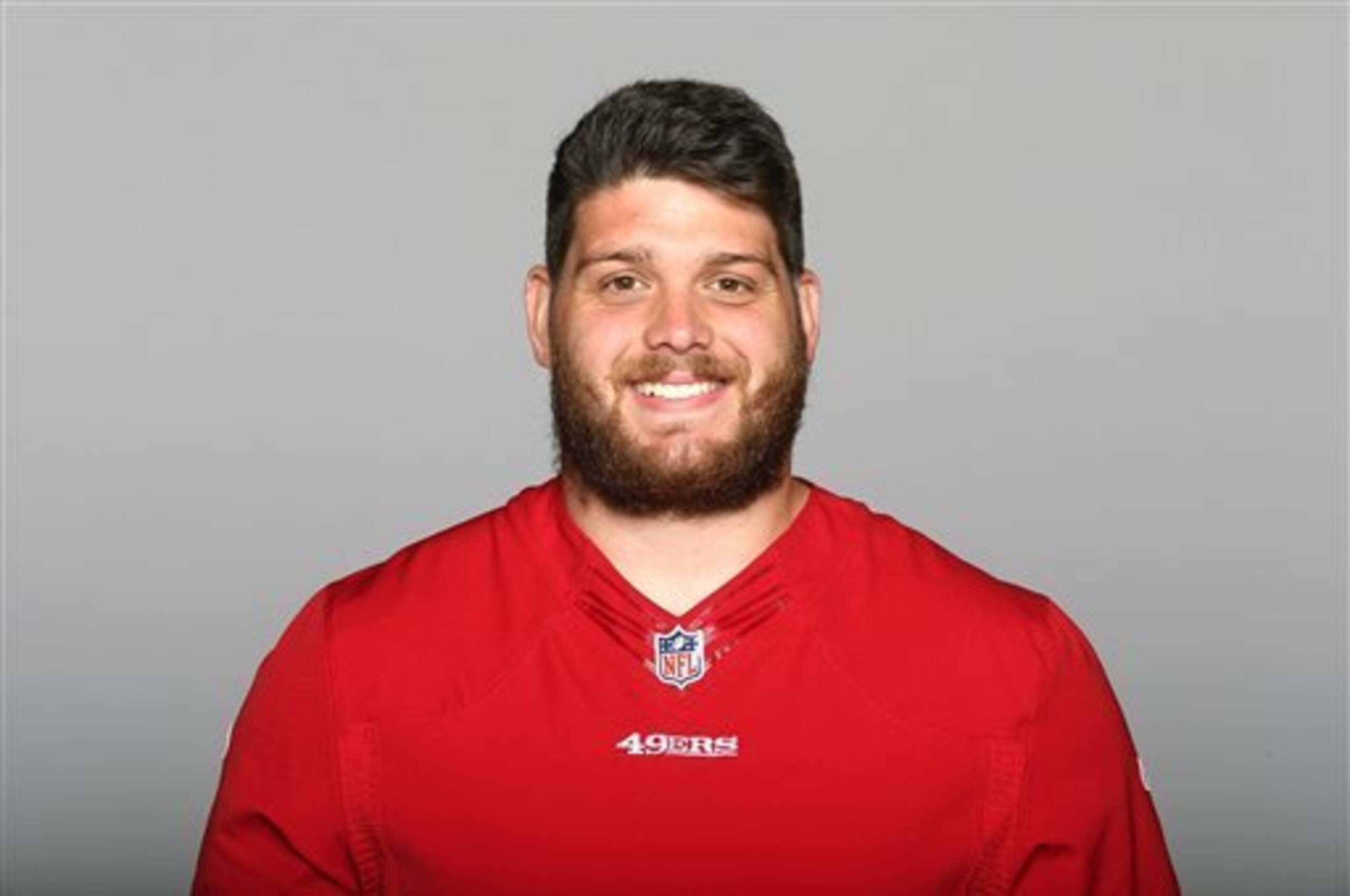 Niners versatile offensive lineman Dillon Farrell had good reason for this beaming smile after his preaseaon performance