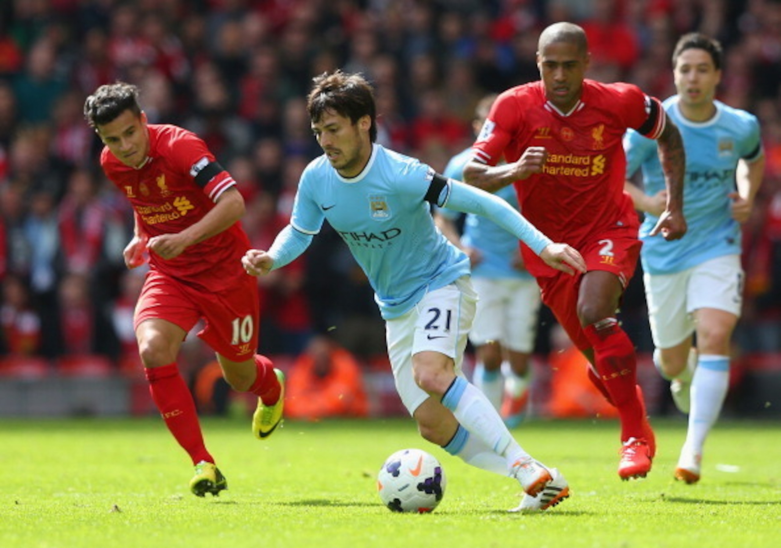 Silva only needs a little bit of space to wreak havoc on opposing defenders.