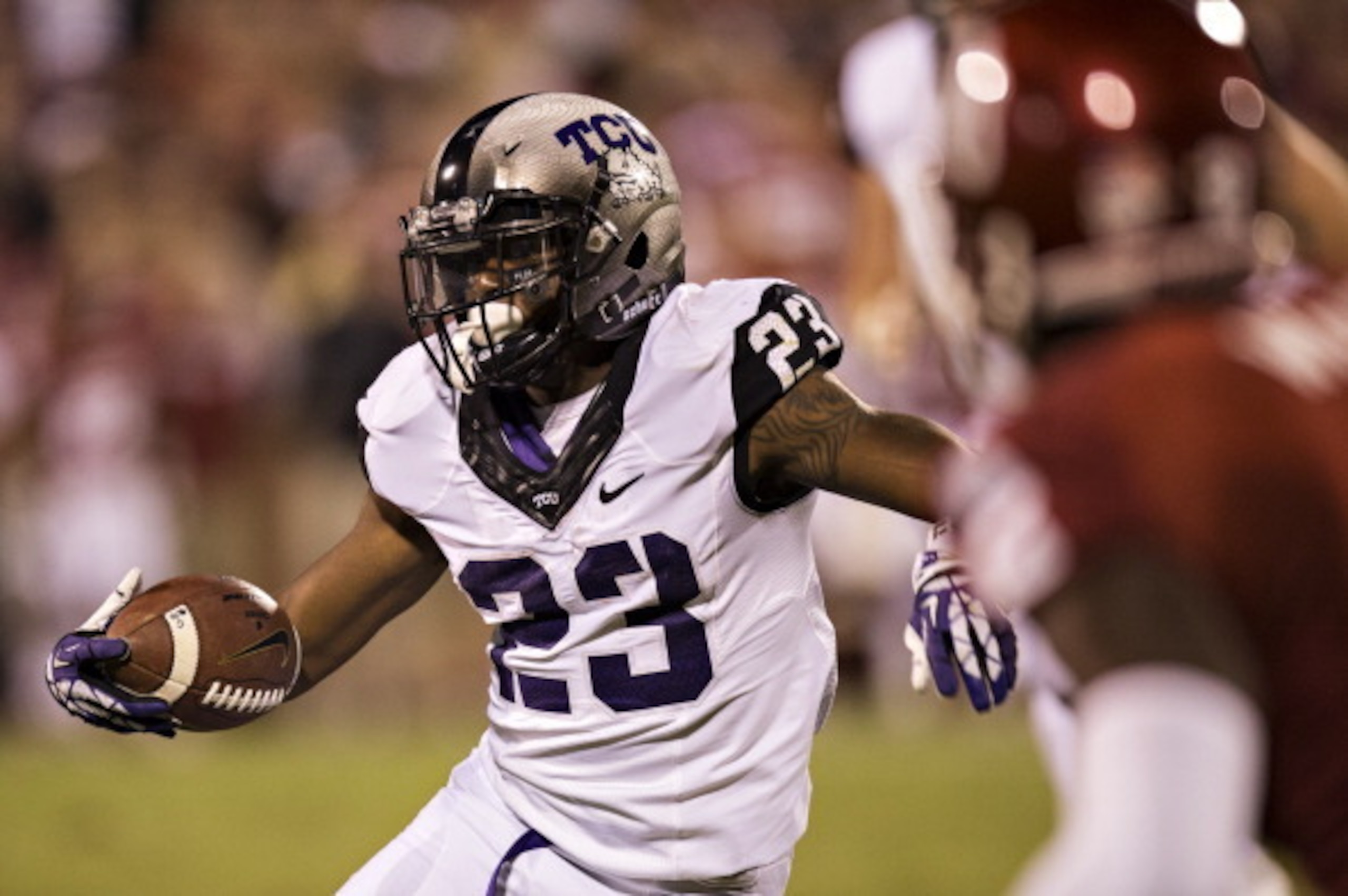 TCU junior running back BJ Catalon.