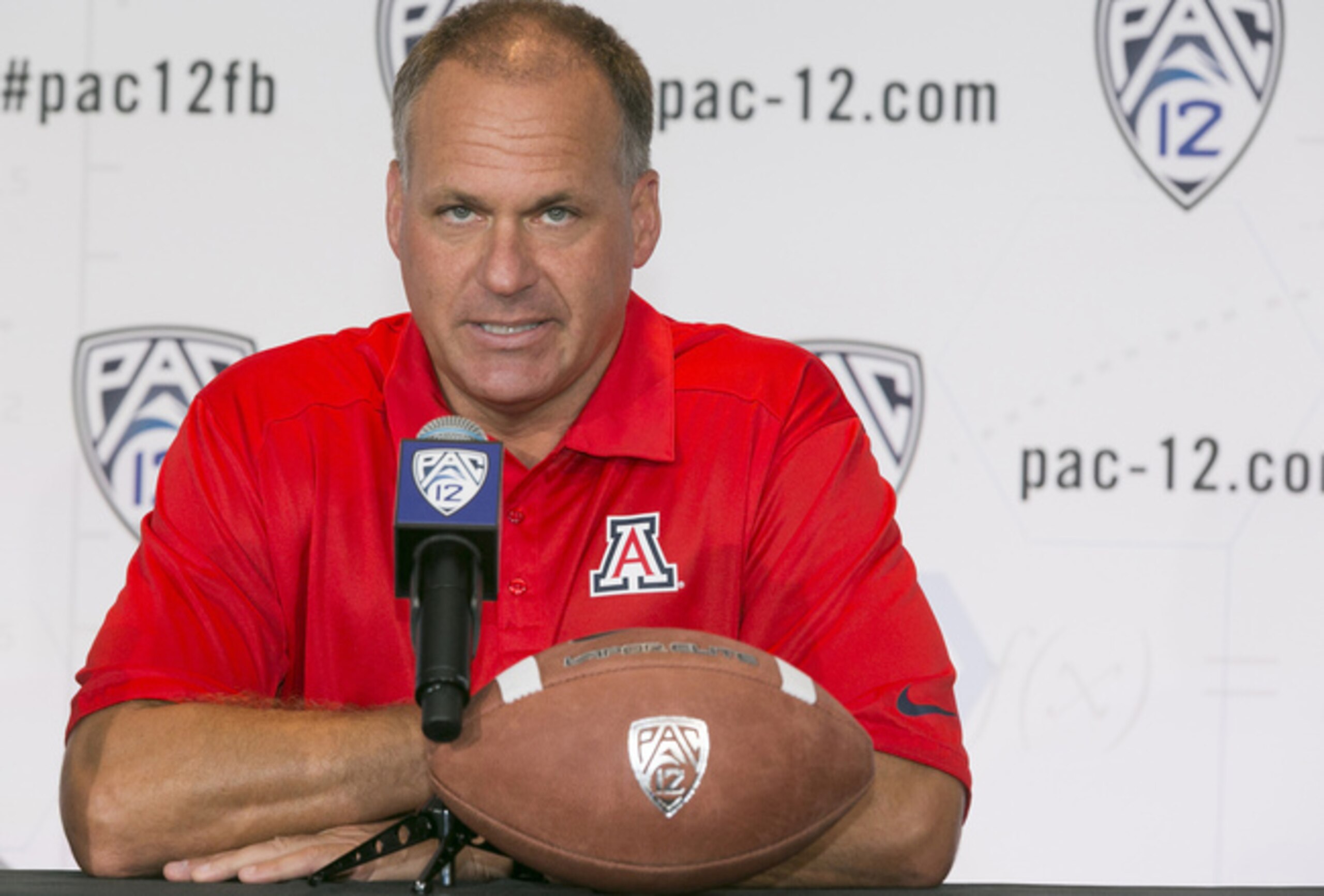 Arizona head coach Rich Rodriguez