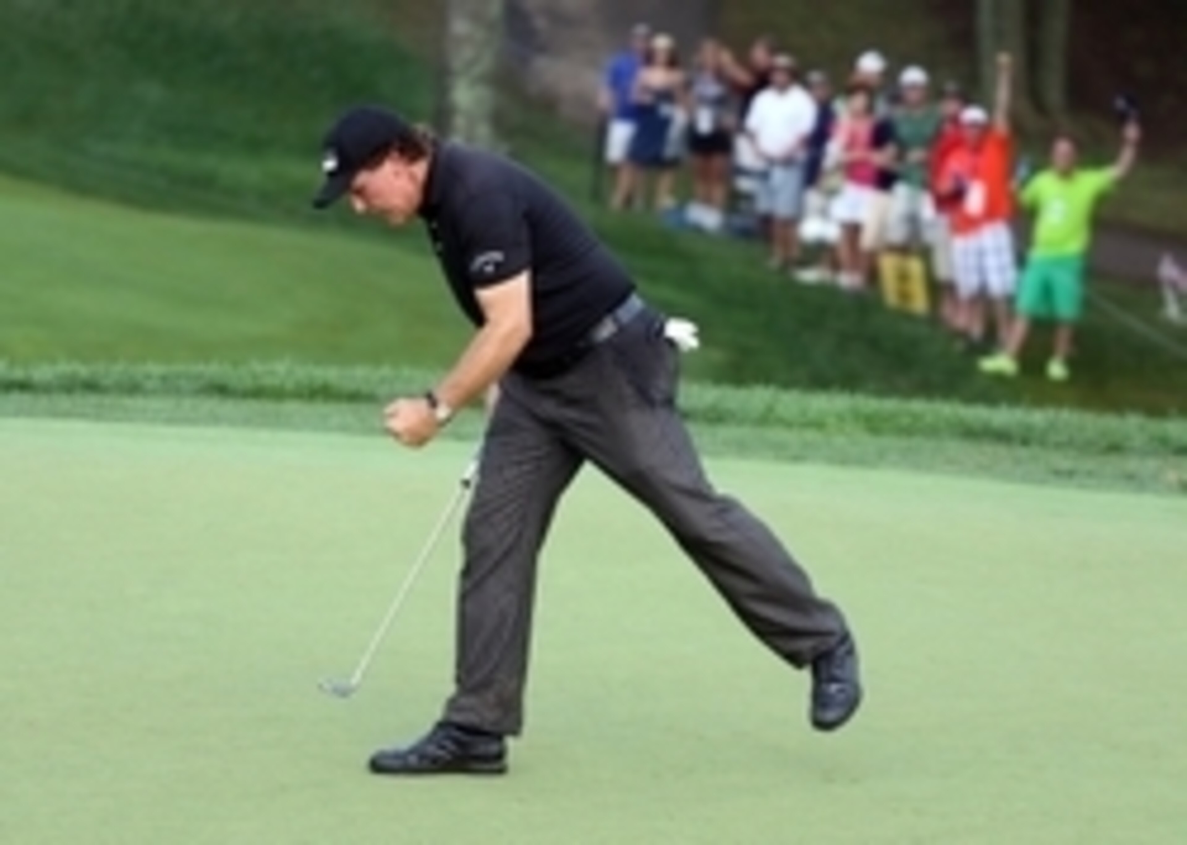 Phil Mickelson put a spark in the PGA Championship.