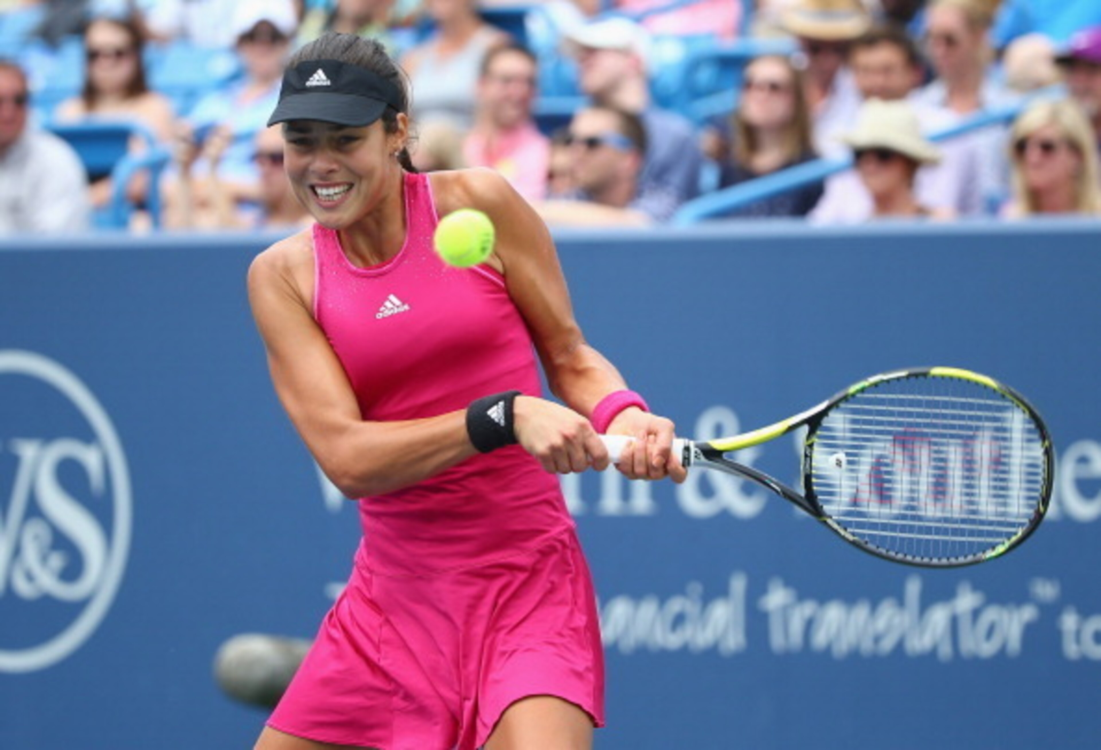 Ana Ivanovic during the final of the Western & Southern Open.