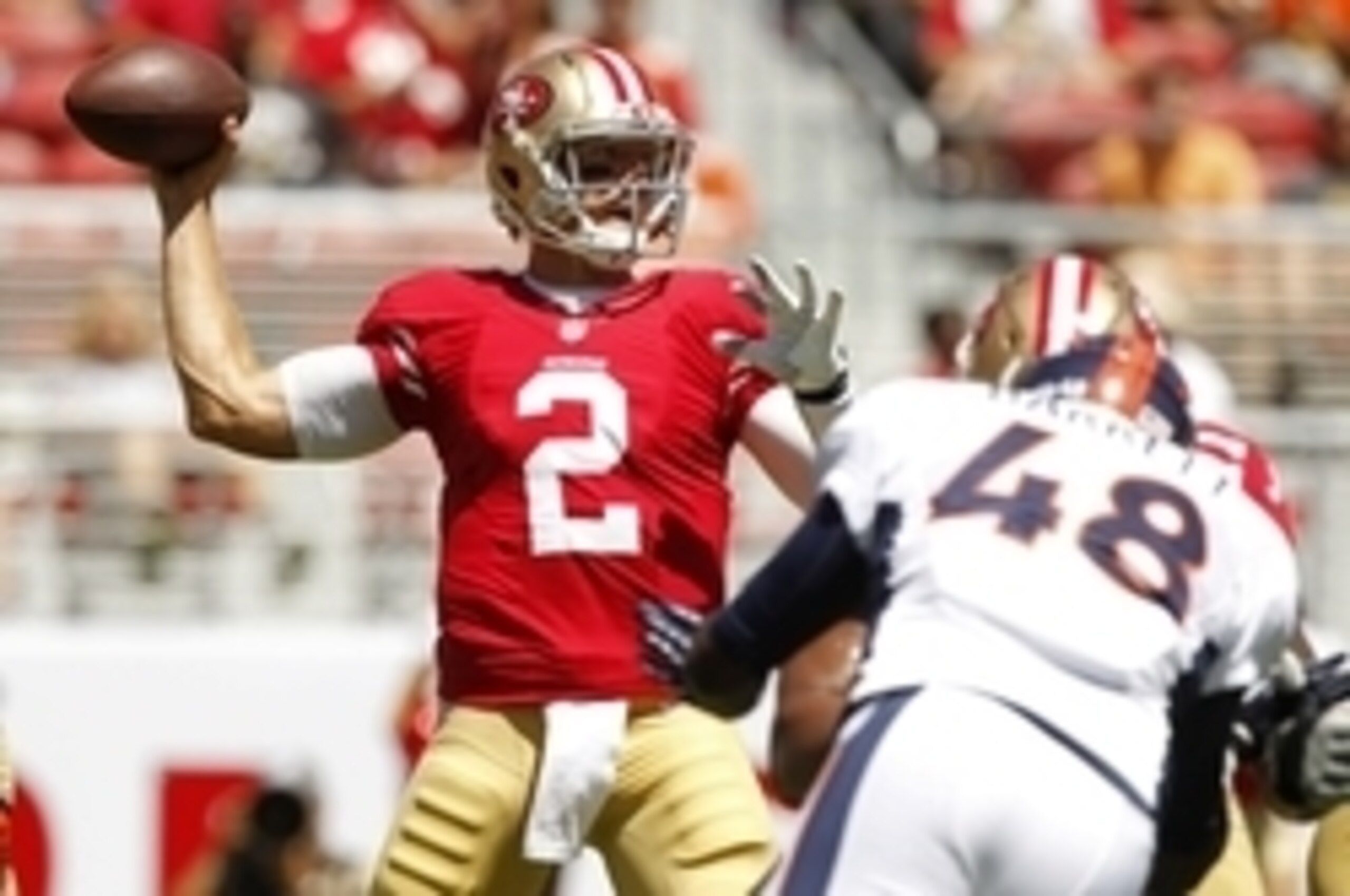 Backup quarterback Blaine Gabbert's woes continued in the second week of preseason football. Backup quarterback Blaine Gabbert's woes continued in the second week of preseason football.