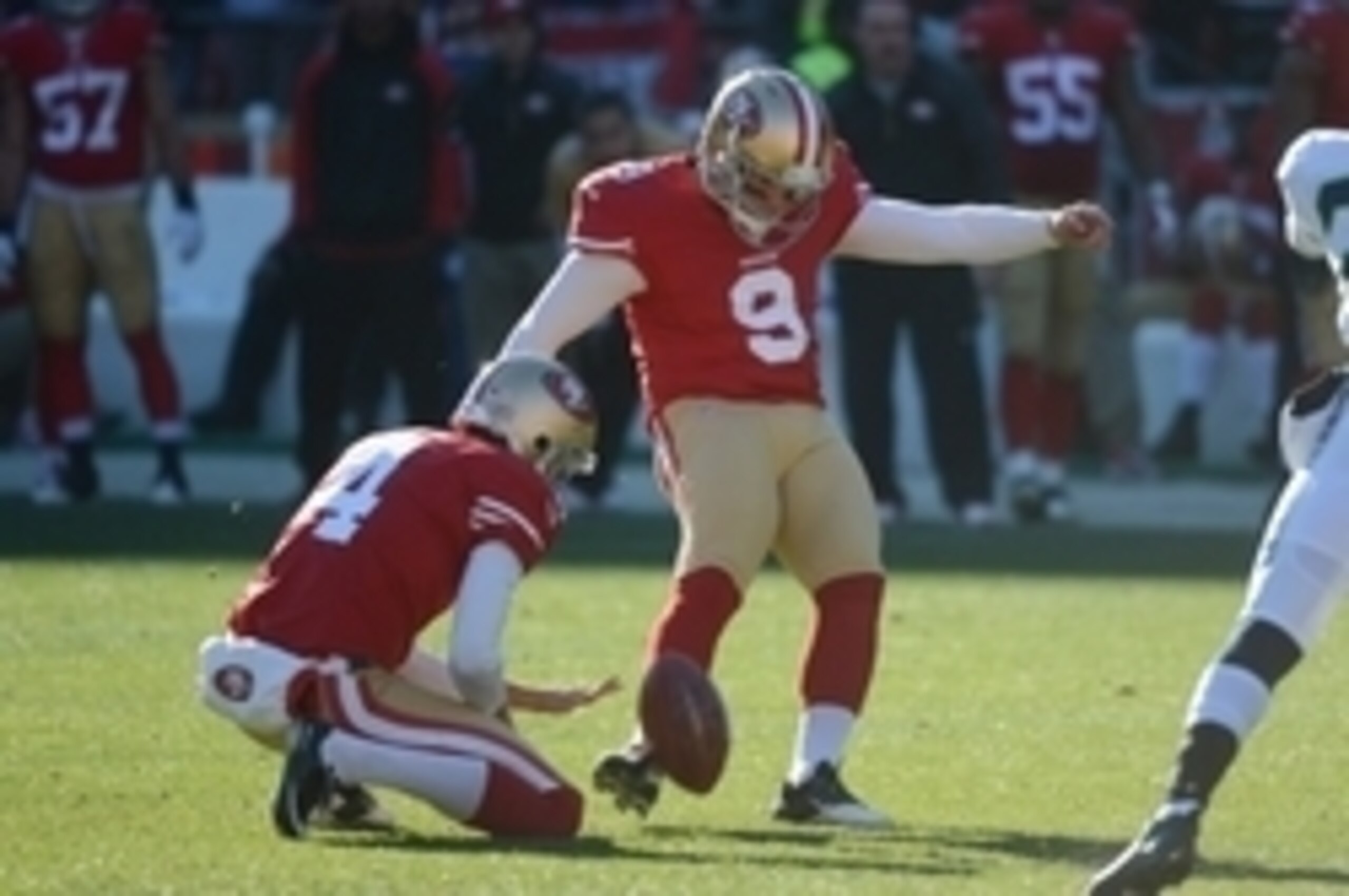 Phil Dawson missed two field goals in his Levi's Stadium debut. Phil Dawson missed two field goals in his Levi's Stadium debut.