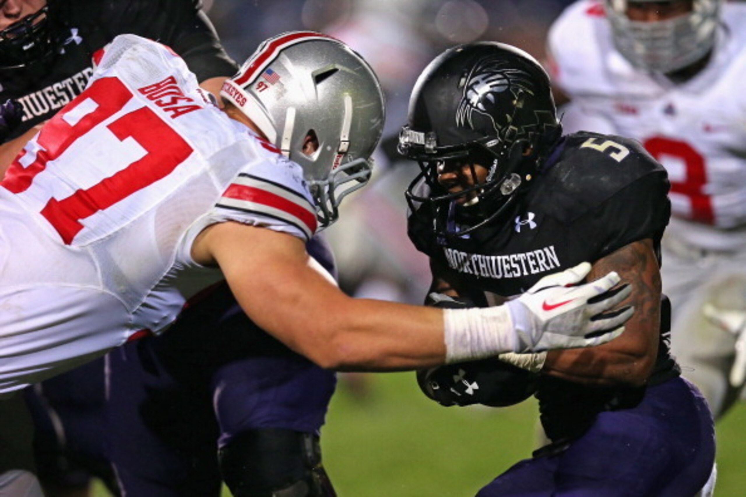 Ohio State DE Joey Bosa leads one of the best rushing defense's in college football in 2014.