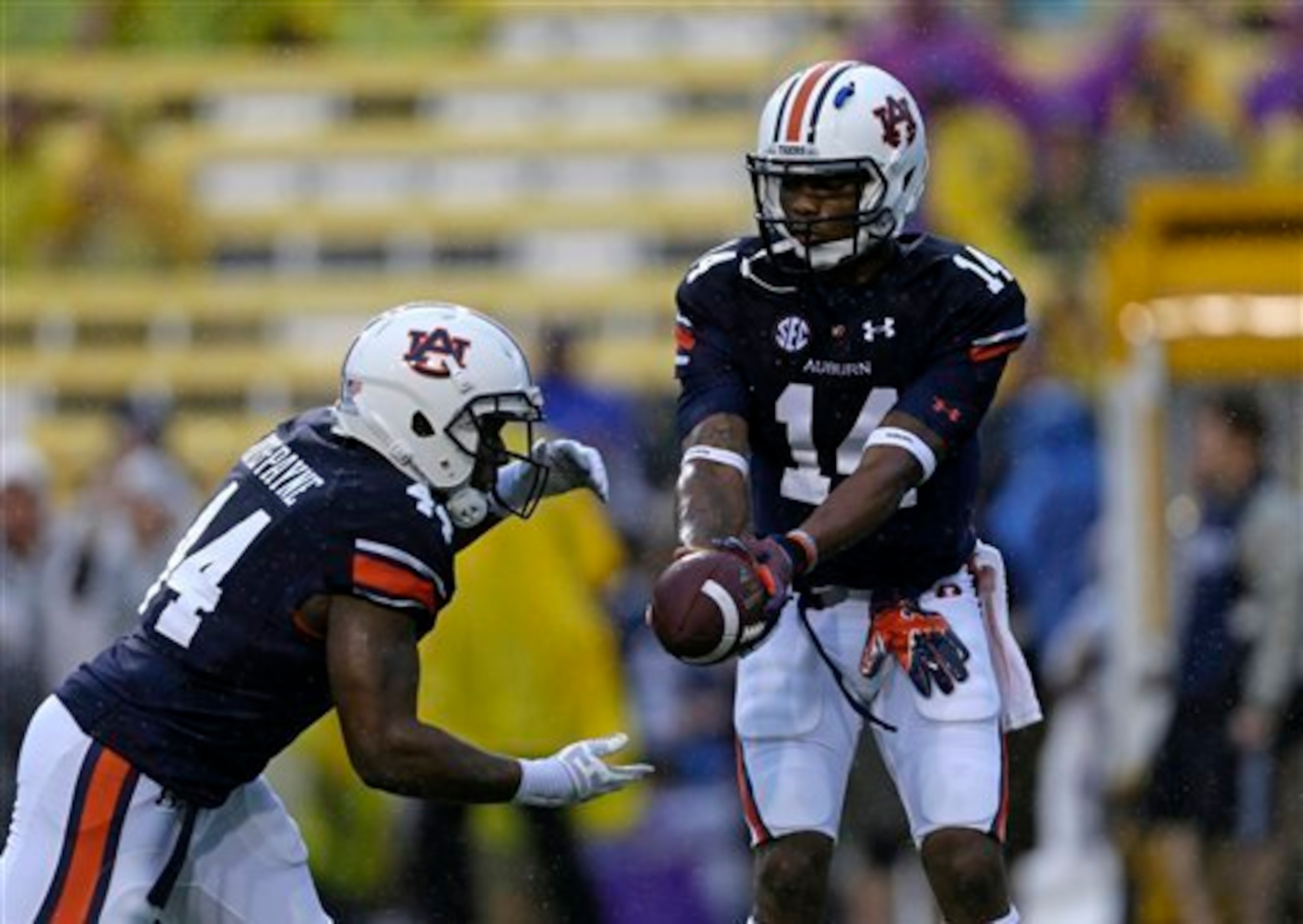 Auburn QB Nick Marshall and RB Cameron Artis-Payne