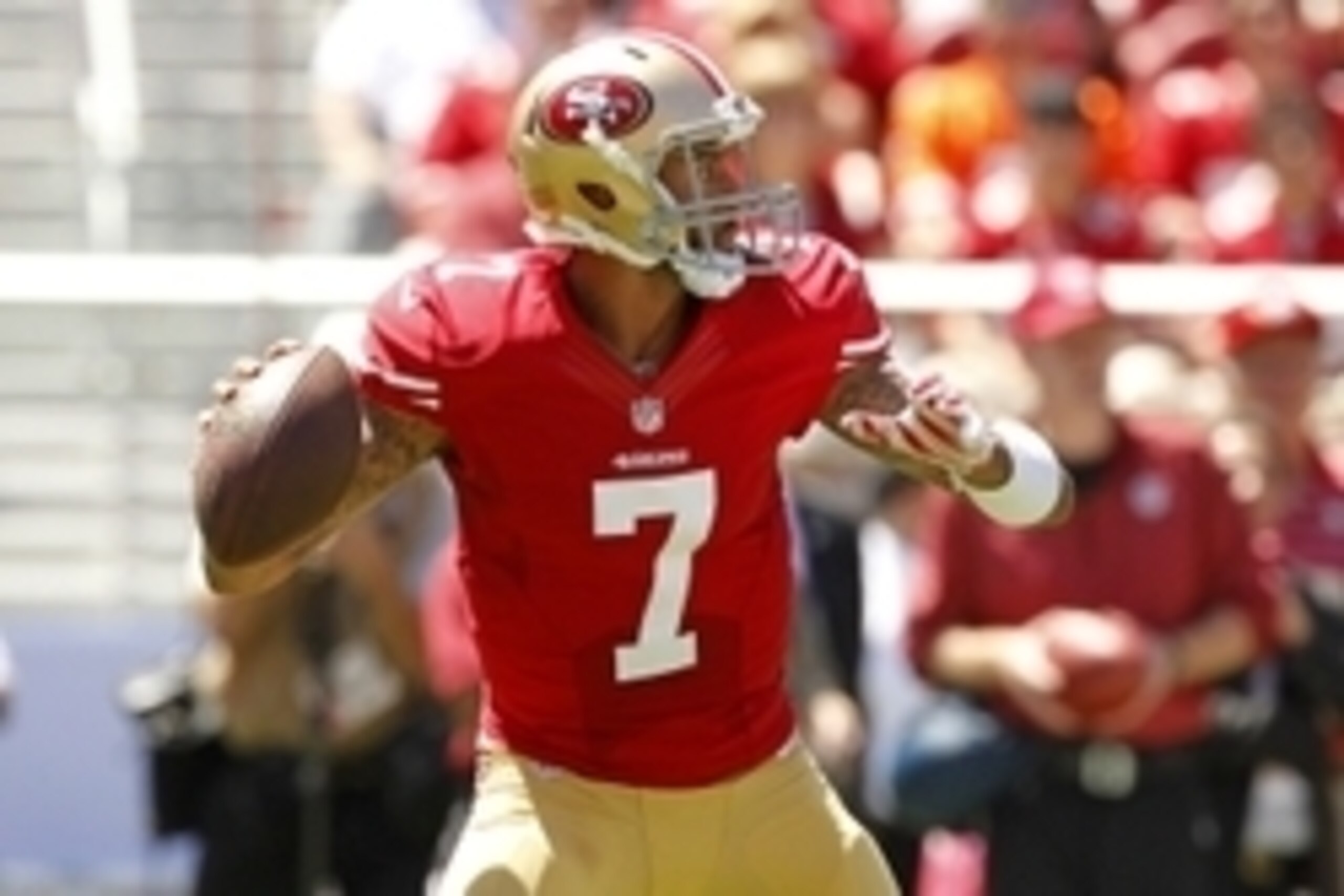 Colin Kaepernick will attempt to lead the 49ers to their sixth Super Bowl title this season.