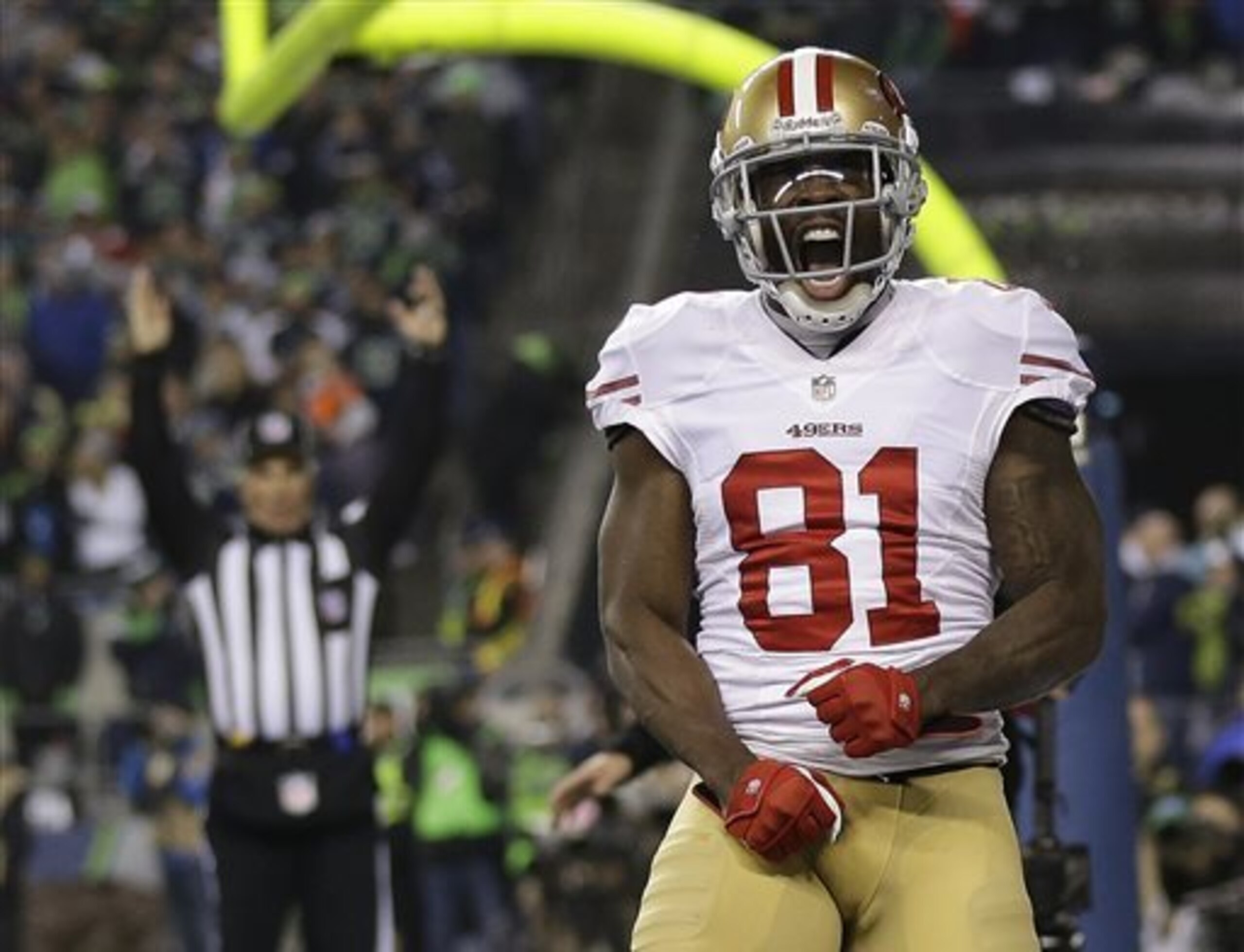 Anquan Boldin led the 49ers in 2013 with 85 receptions and 1,179 yards.